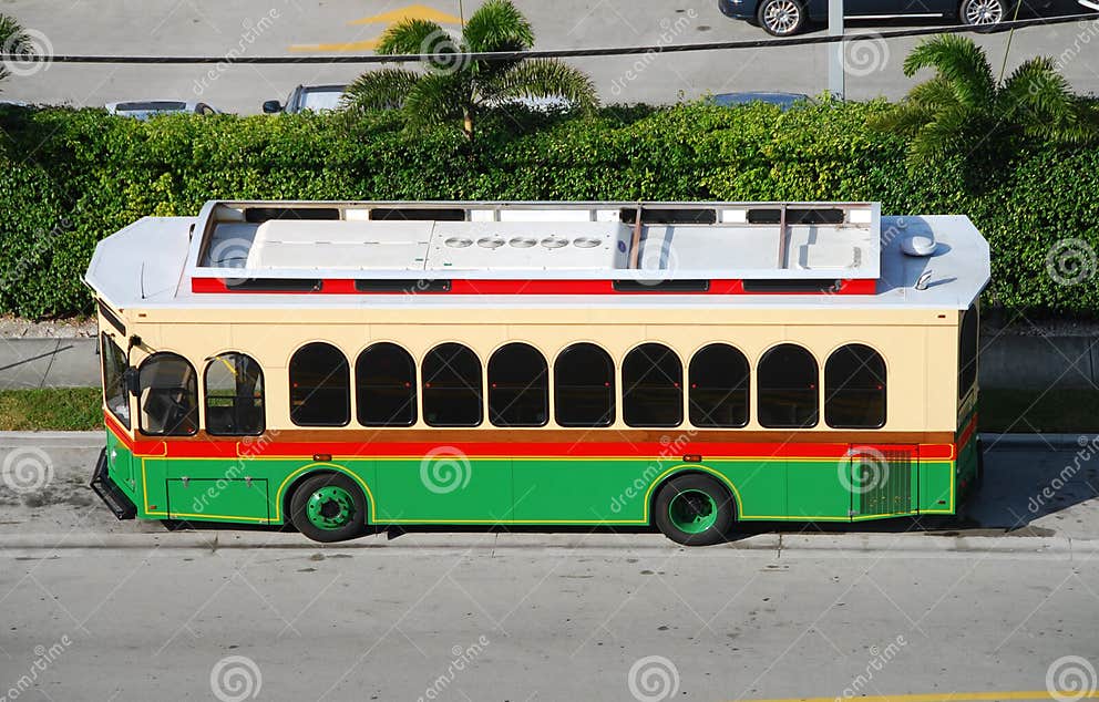 Sightseeing Bus Powered by Biodiesel Stock Photo Image of transfer