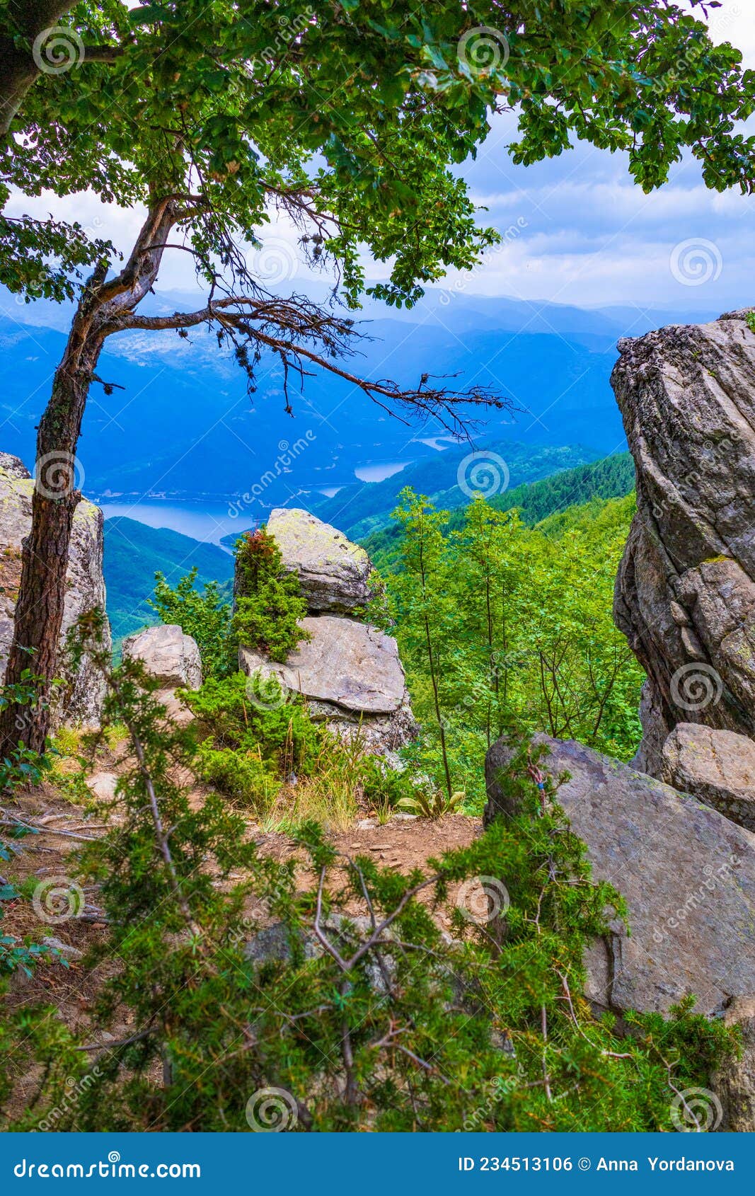 sightseers at bekov rocks observation deck rhodopes bulgaria