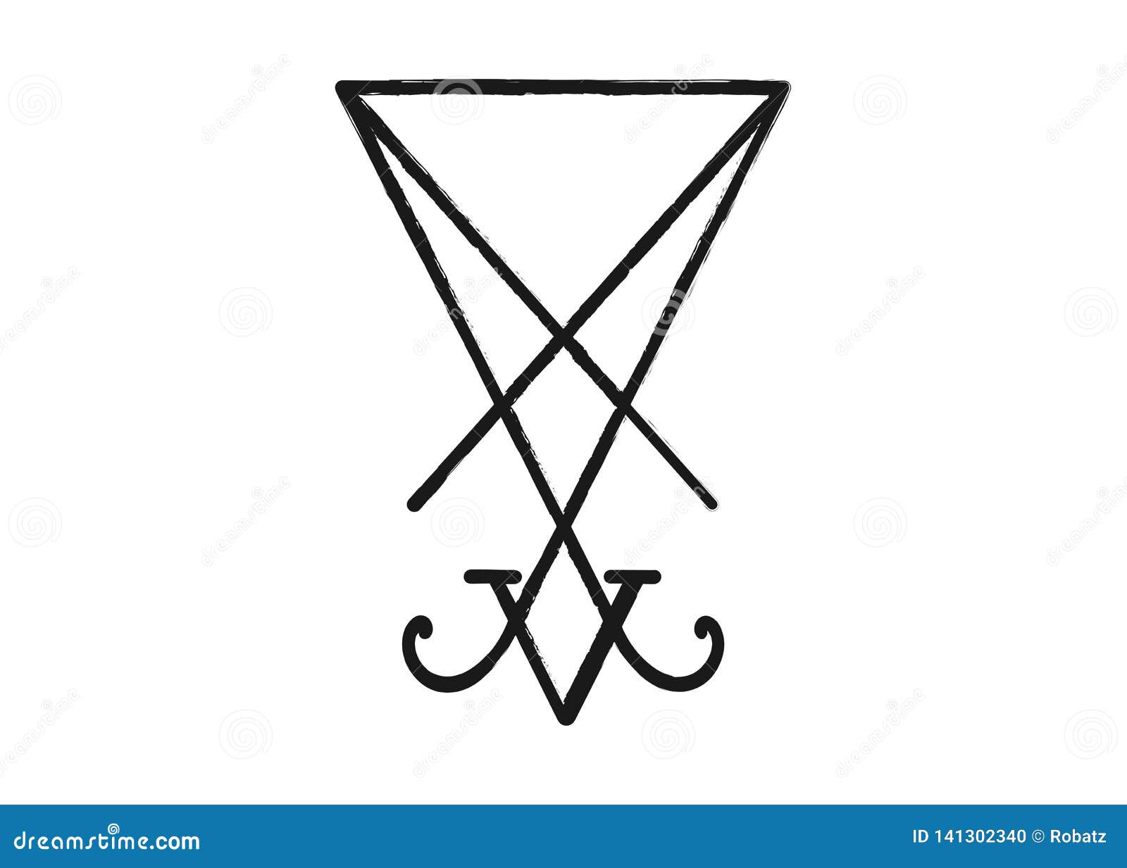 a sigil of lucifer. grunge styled distressed demonology : lucifer sigil . satan devil lucifer sigil