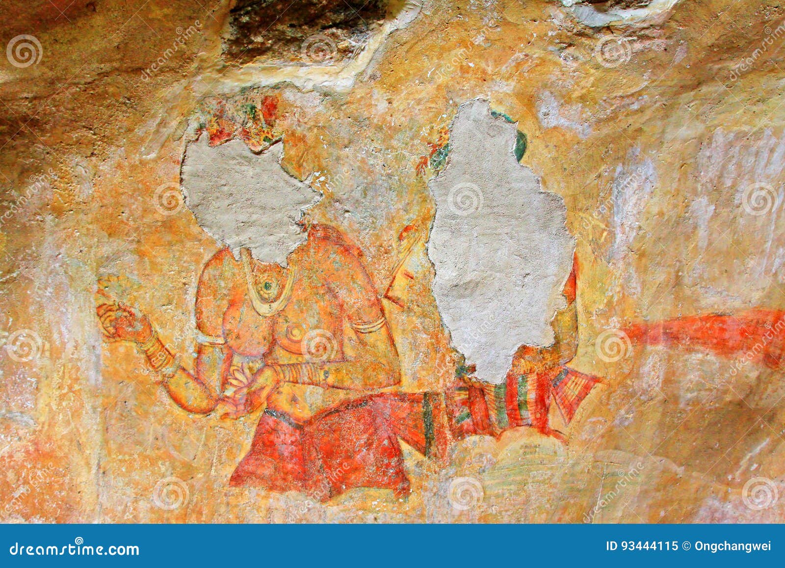 Sigiriya Sri Lanka Frescoes Welcome