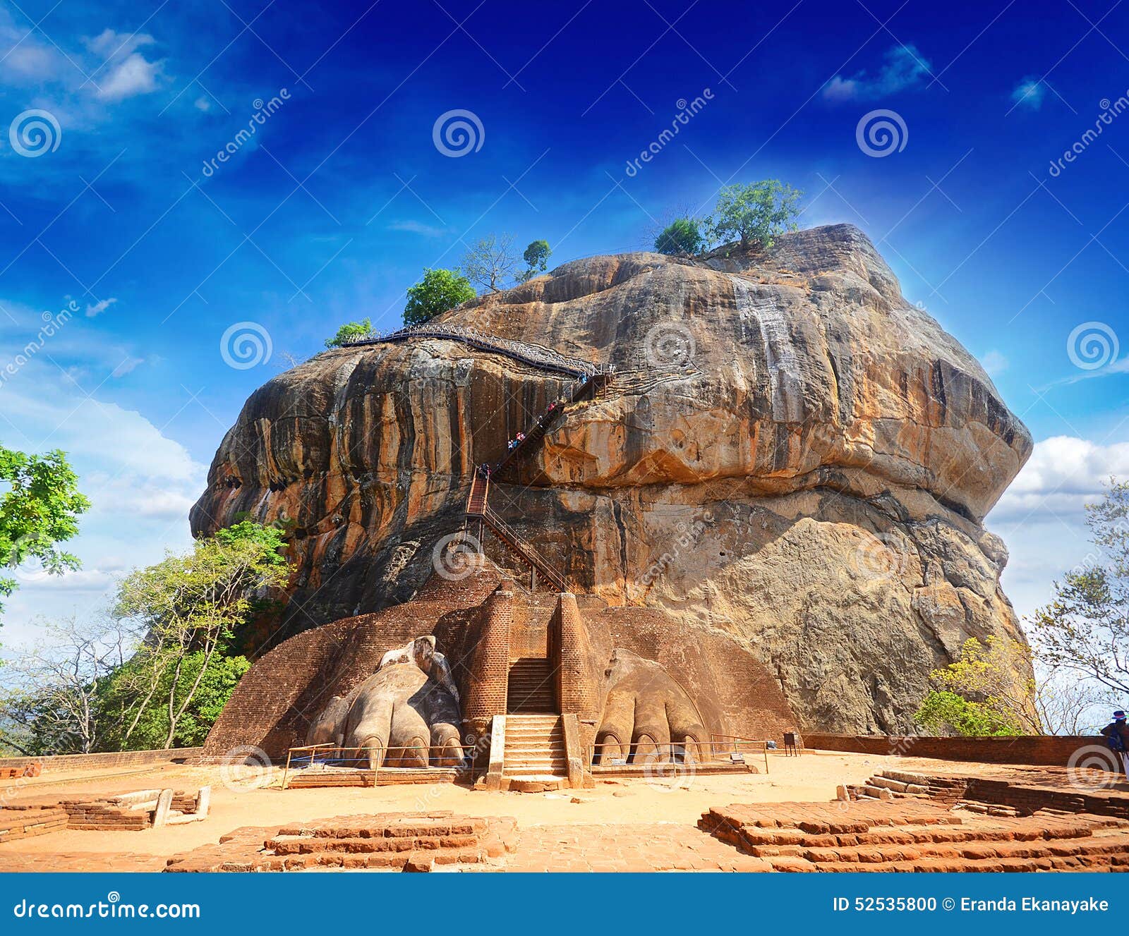 sigiriya rock fortress, sri lanka.