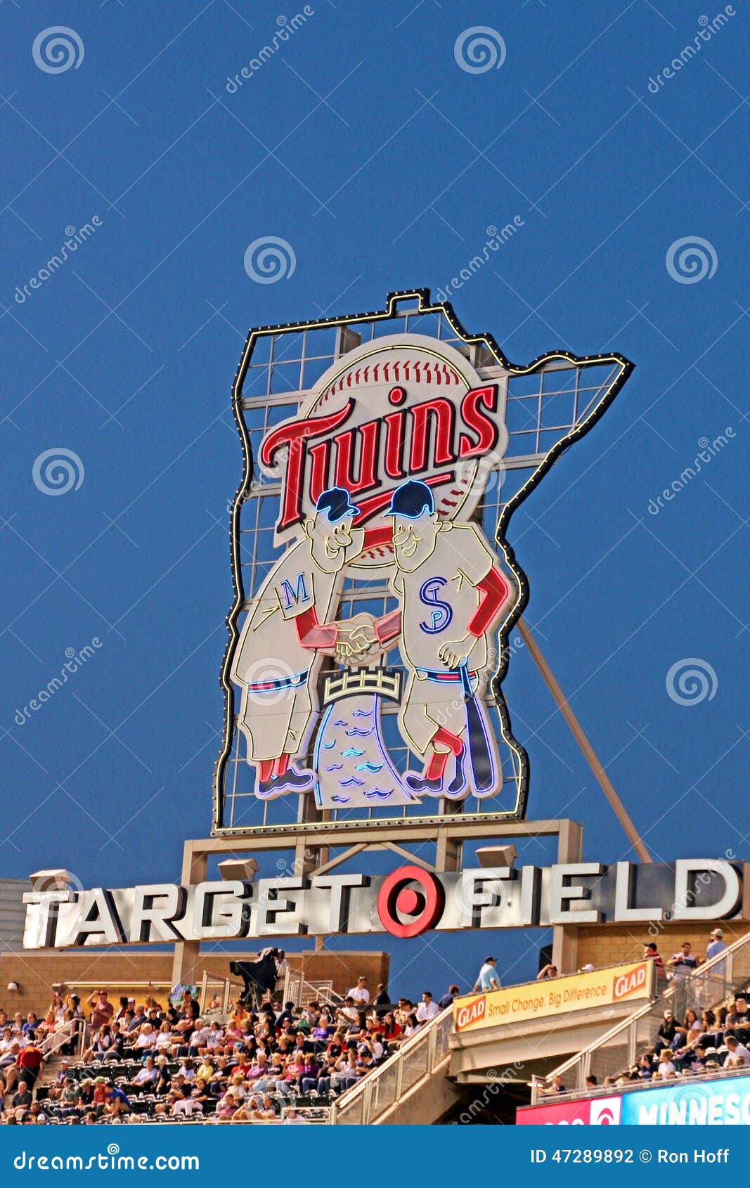 The Sign Above Target Field Editorial Photography - Image of team, twins:  47289892