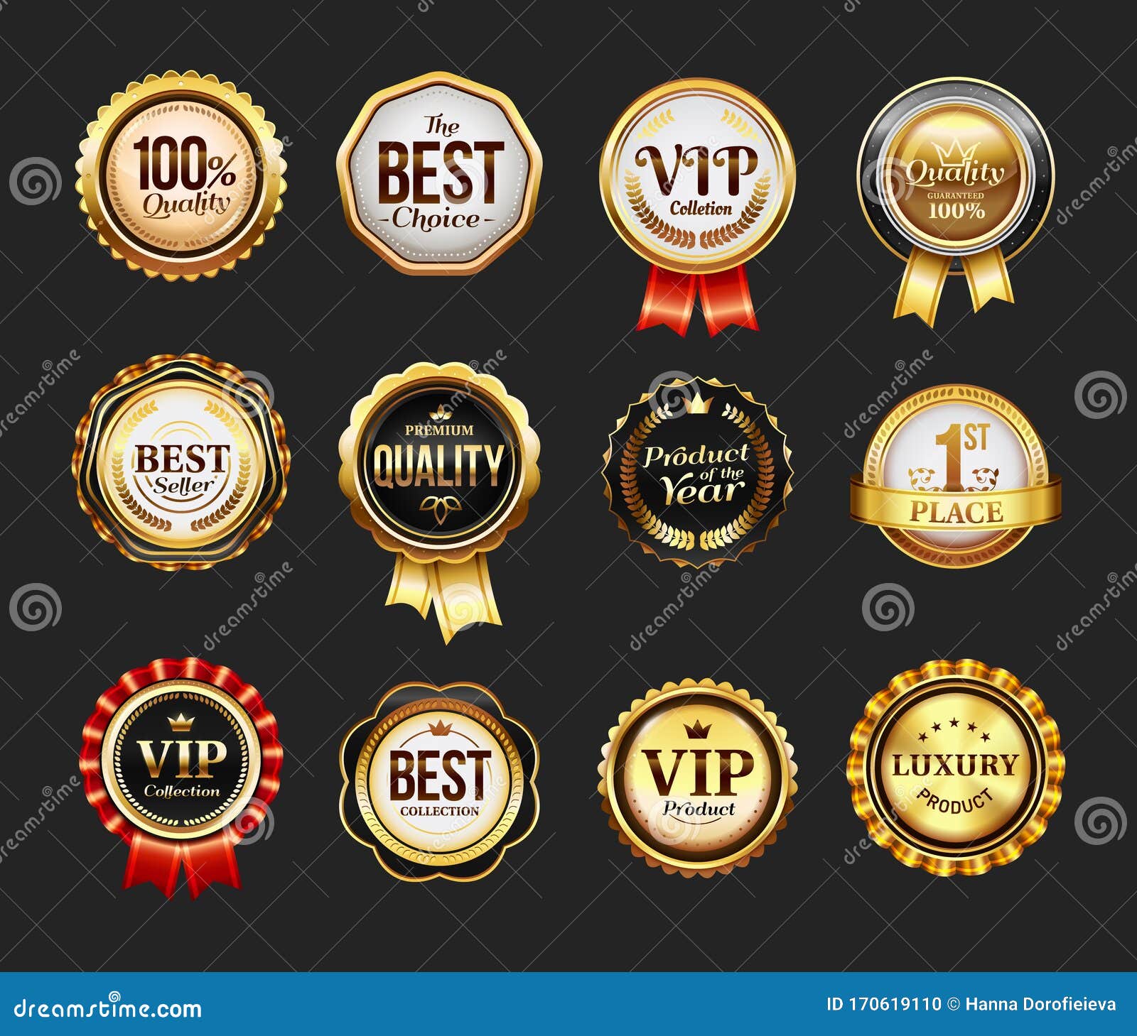 VIP icon blue, isolated on black background Stock Photo - Alamy