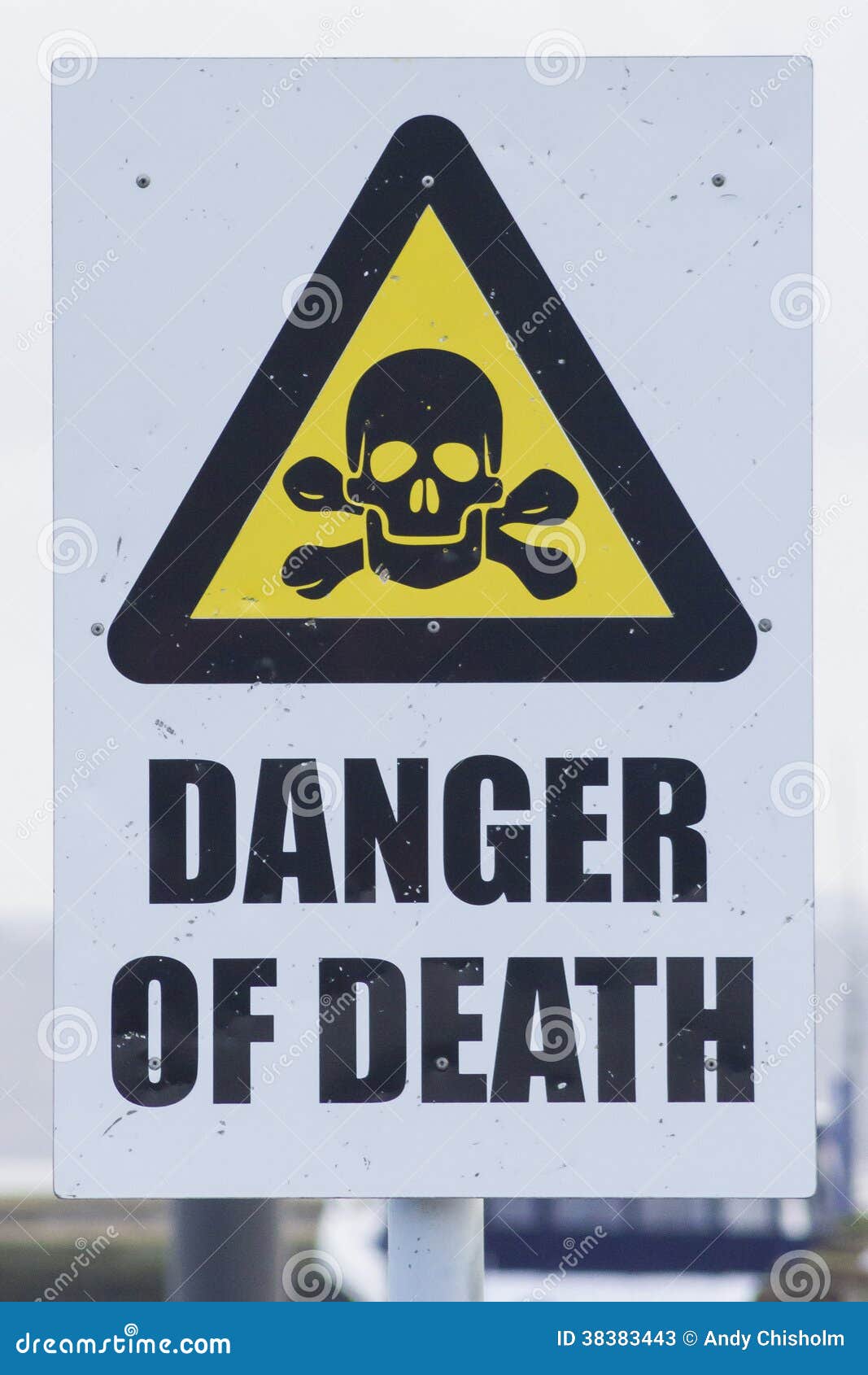 Sign, Danger of Death stock image. Image of death, sign 38383443