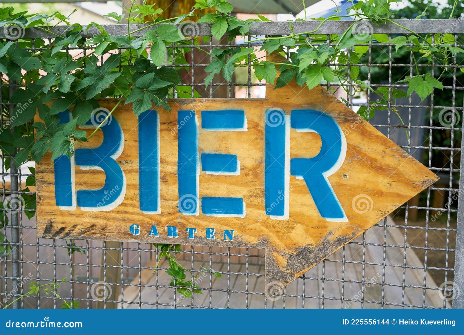 beer garden in the city center of berlin