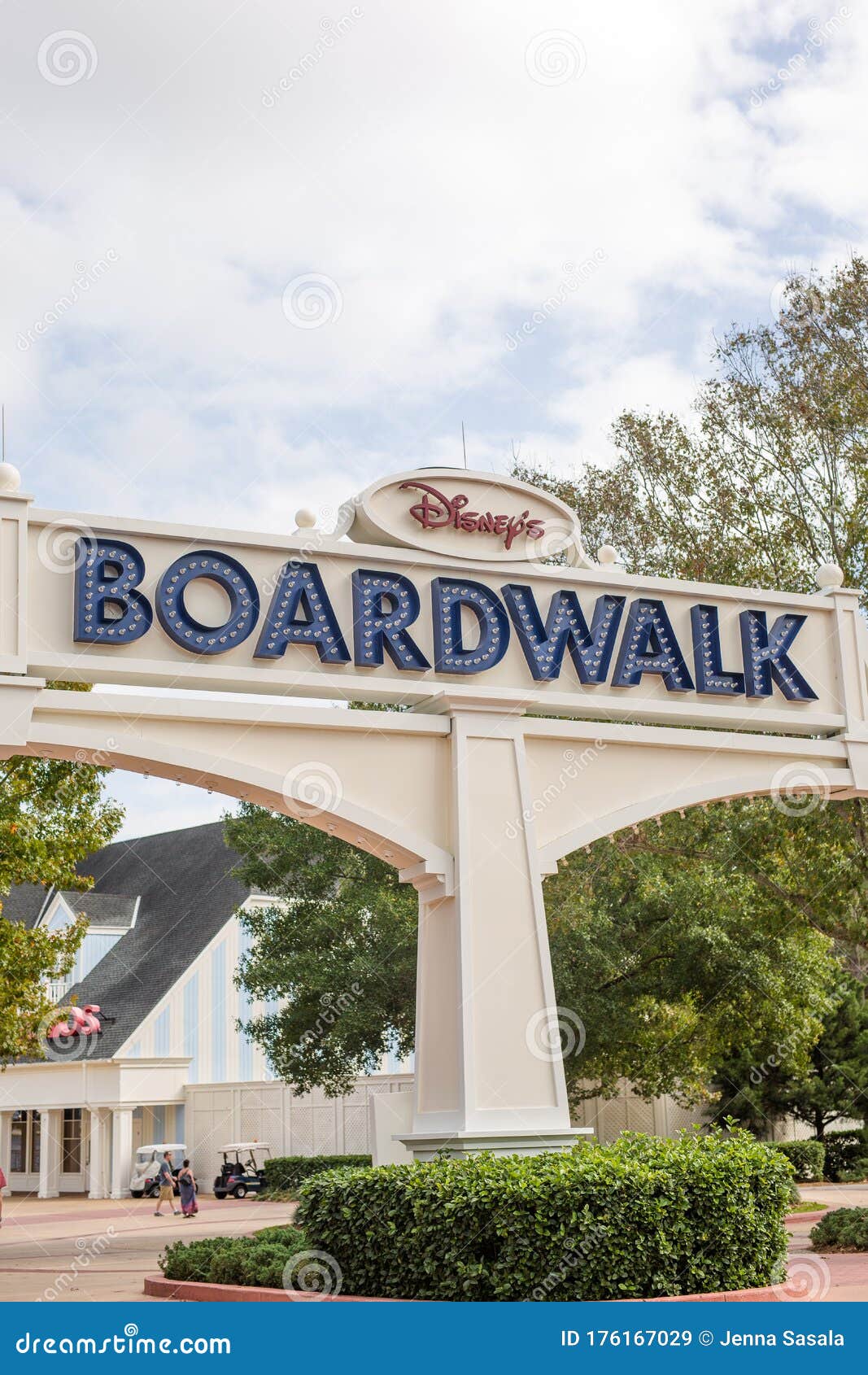 Download Disney`s Boardwalk Resort And Villas Sign Editorial Stock ...