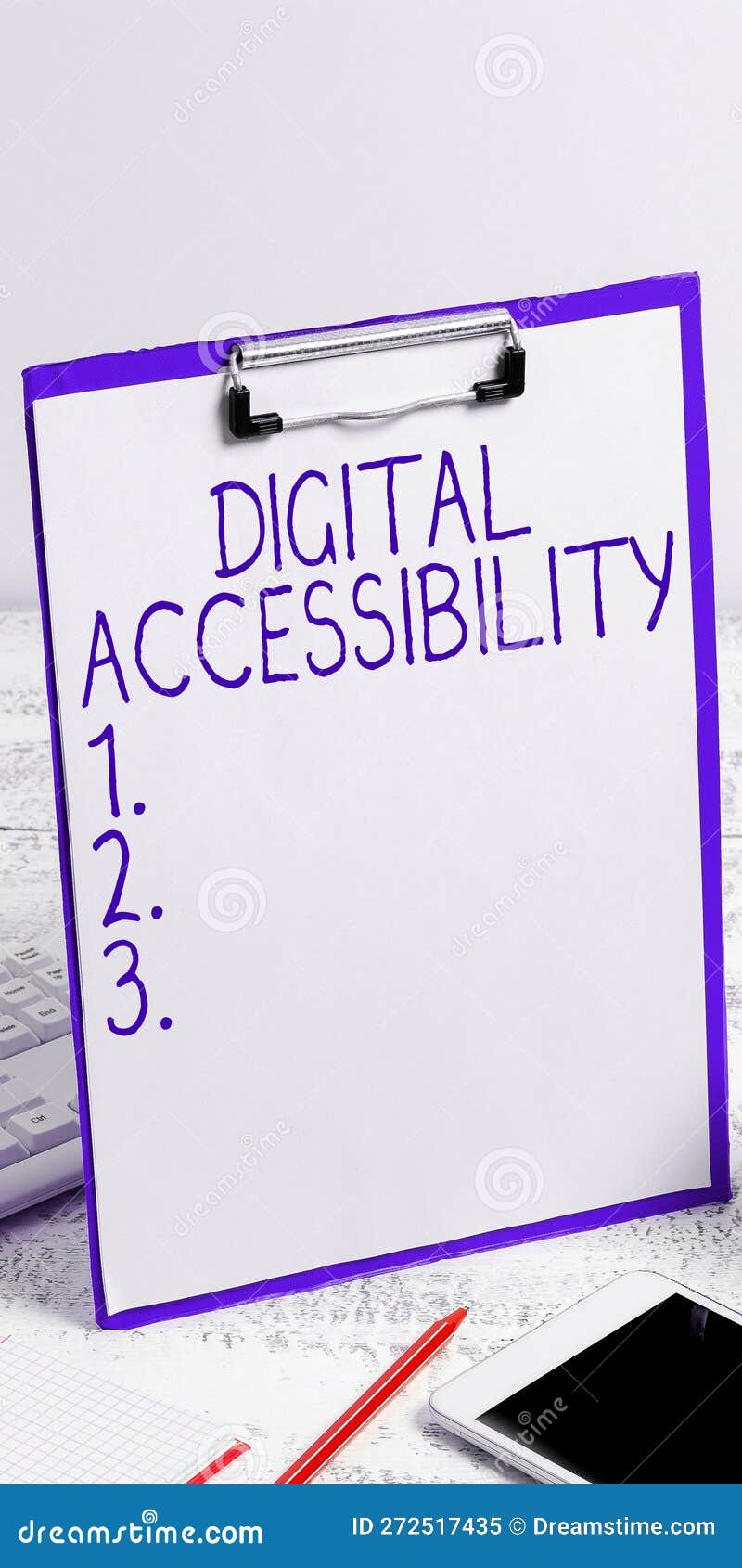 Sign Displaying Digital Accessibility. Business Idea Electronic