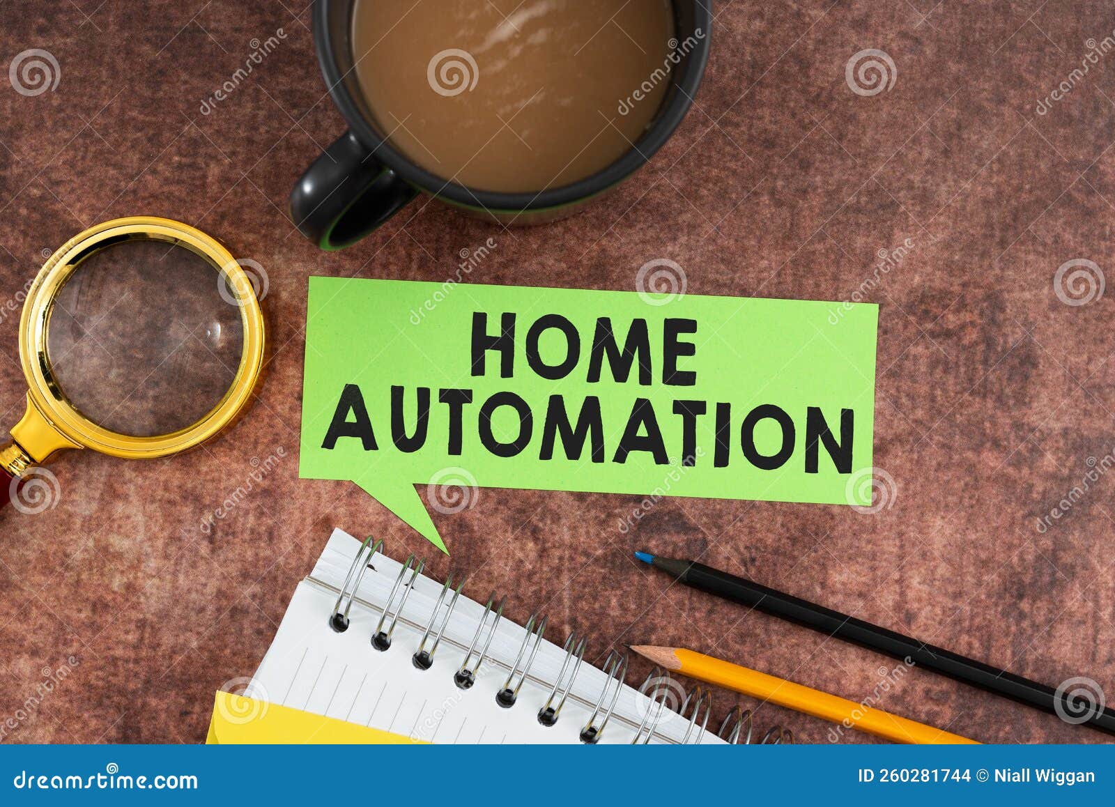 Sign Displaying Home Automation. Business Overview Monitoring the