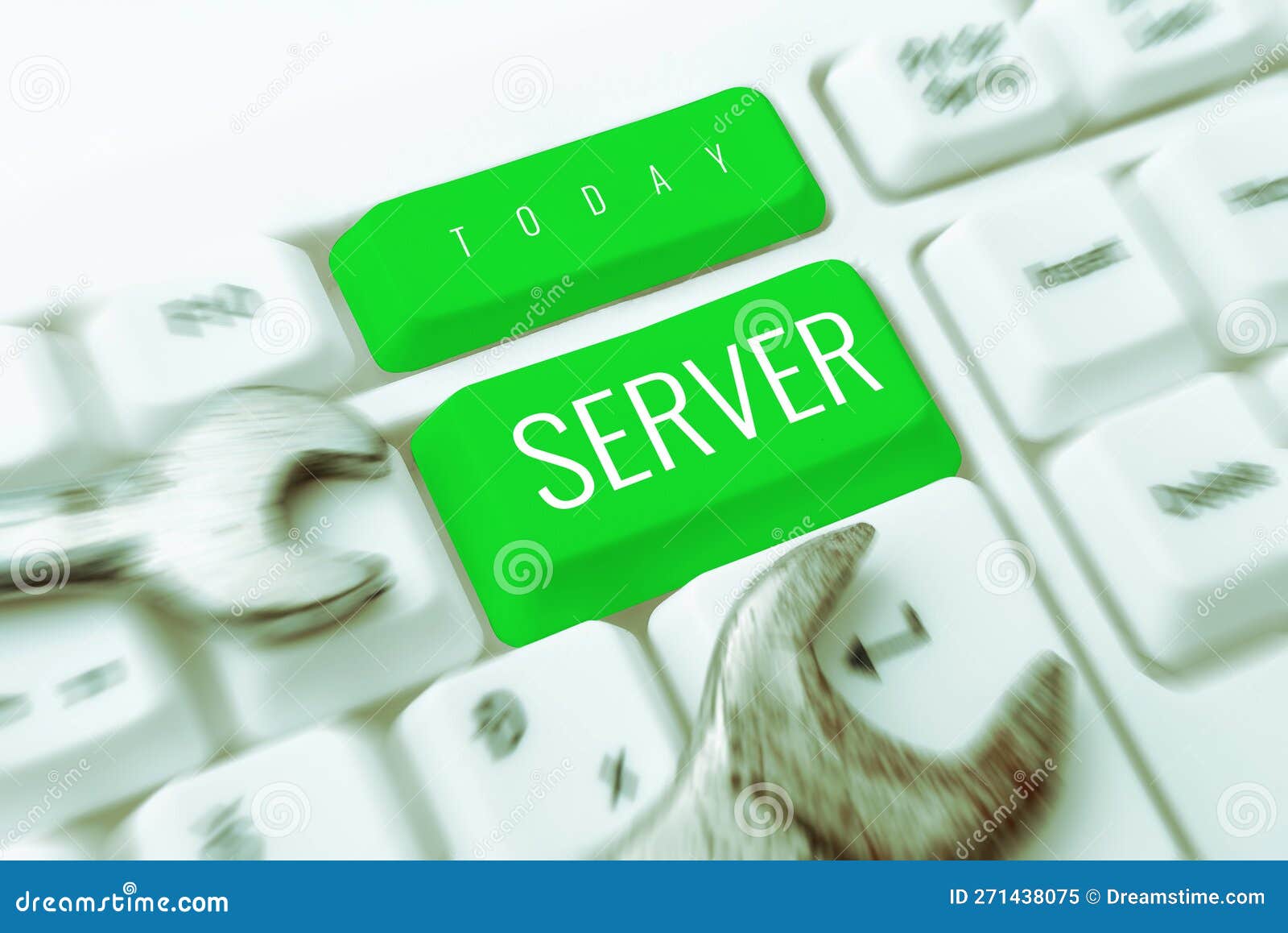 Conceptual Display Server. Business Idea Computer Program Which Manages