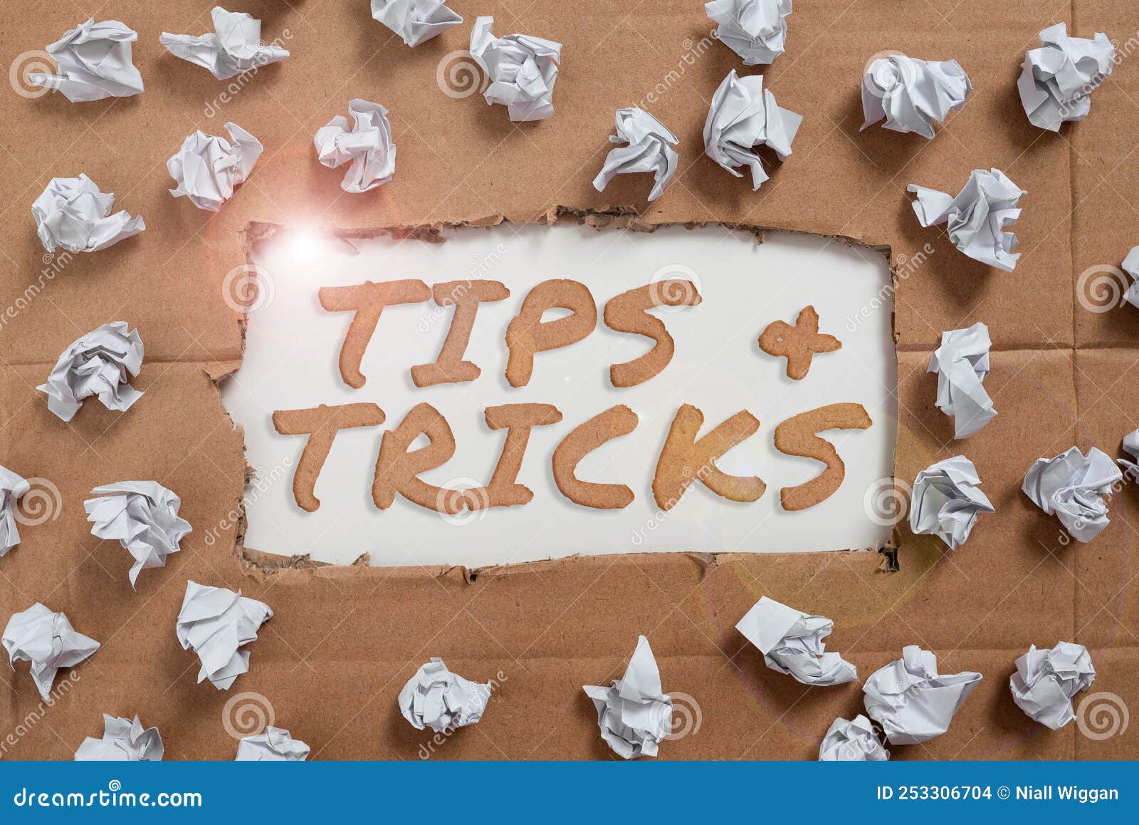 Sign Displaying Tips and Tricks. Concept Meaning Steps Lifehacks Handy