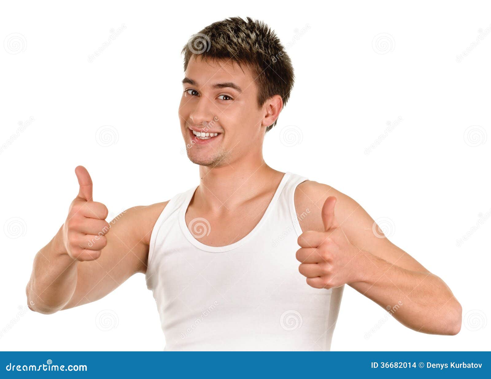 Young Man Showing a Thumbs Up Stock Photo - Image of fellow, people ...