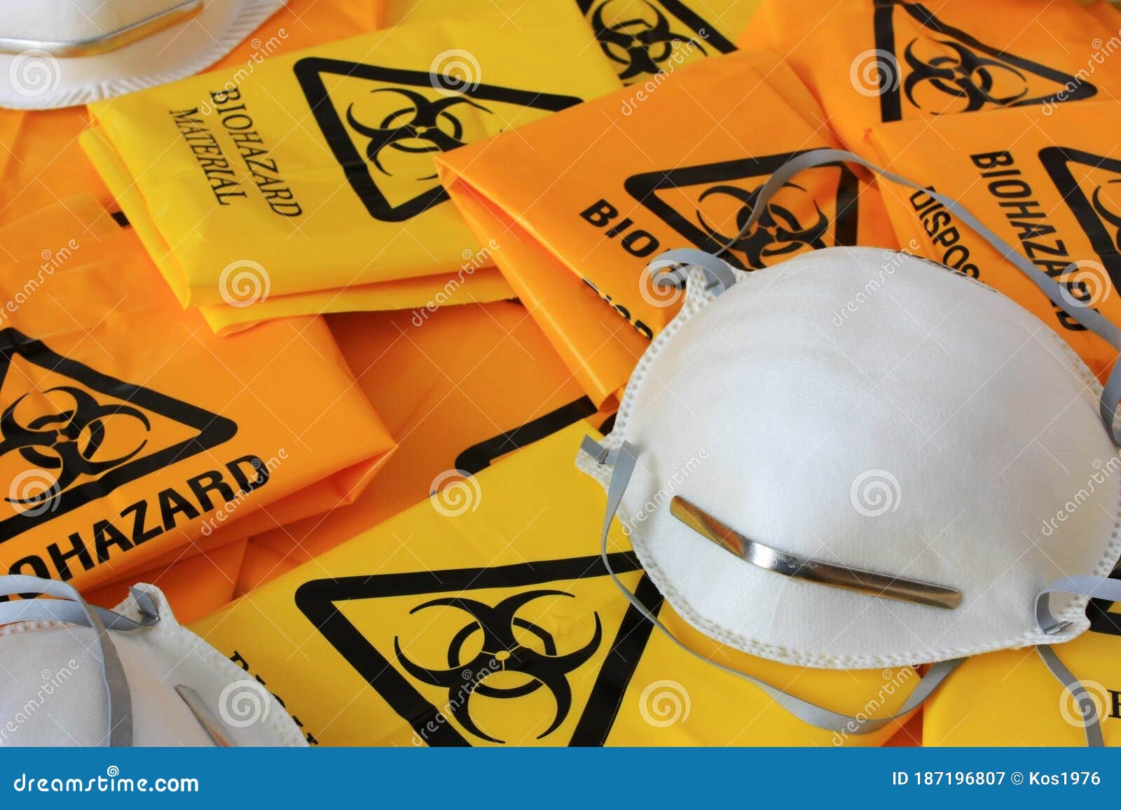 Sign For Biohazard Medical Waste. Arabic Writing Can Read Biohazard