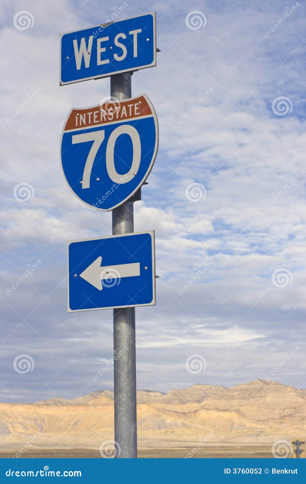 sign of interstate 70