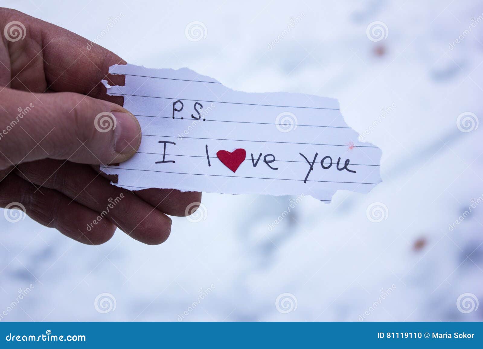 Sign of Love in the Hand of Man. Stock Photo - Image of instagram ...