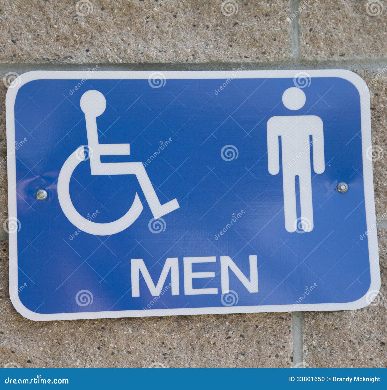 Sign for a Men s Restroom stock photo. Image of entrance 33801650