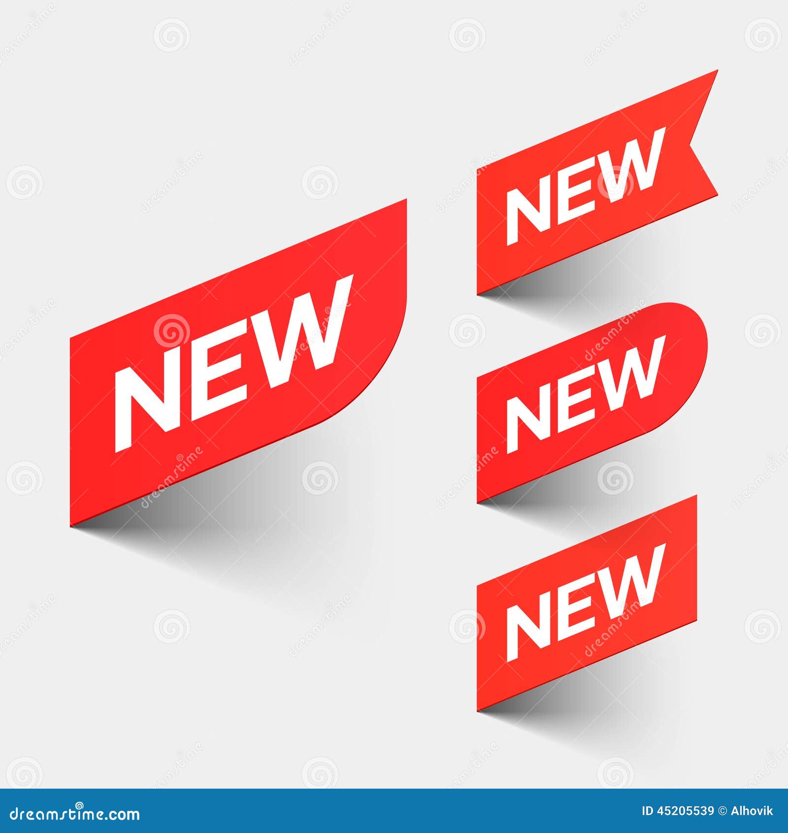 Sign New stock vector. Illustration of sign, novelty 45205539