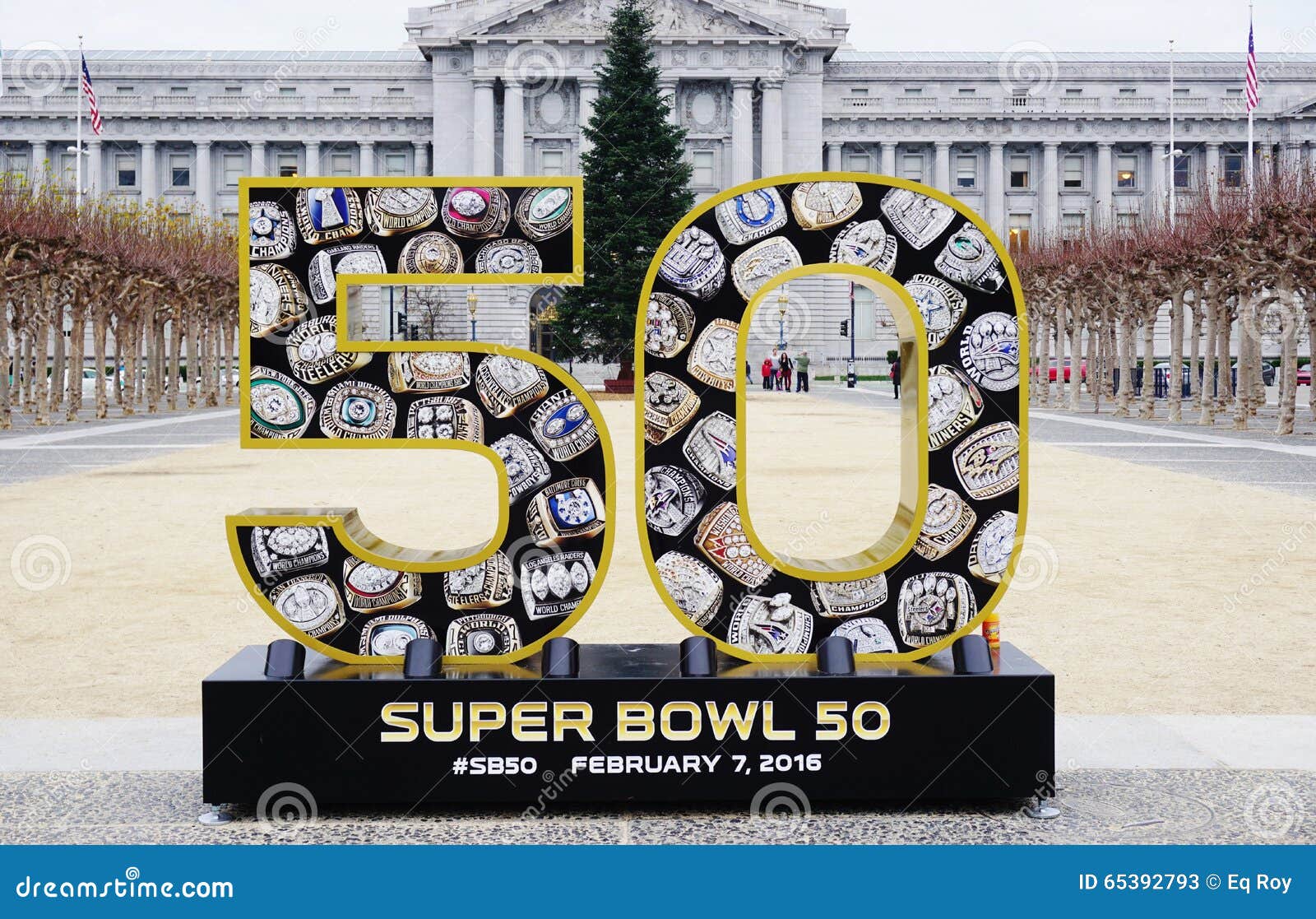 Sign For The NFL Super Bowl 50 2016 To Be Held In The San Francisco Bay Area Editorial ...1300 x 925