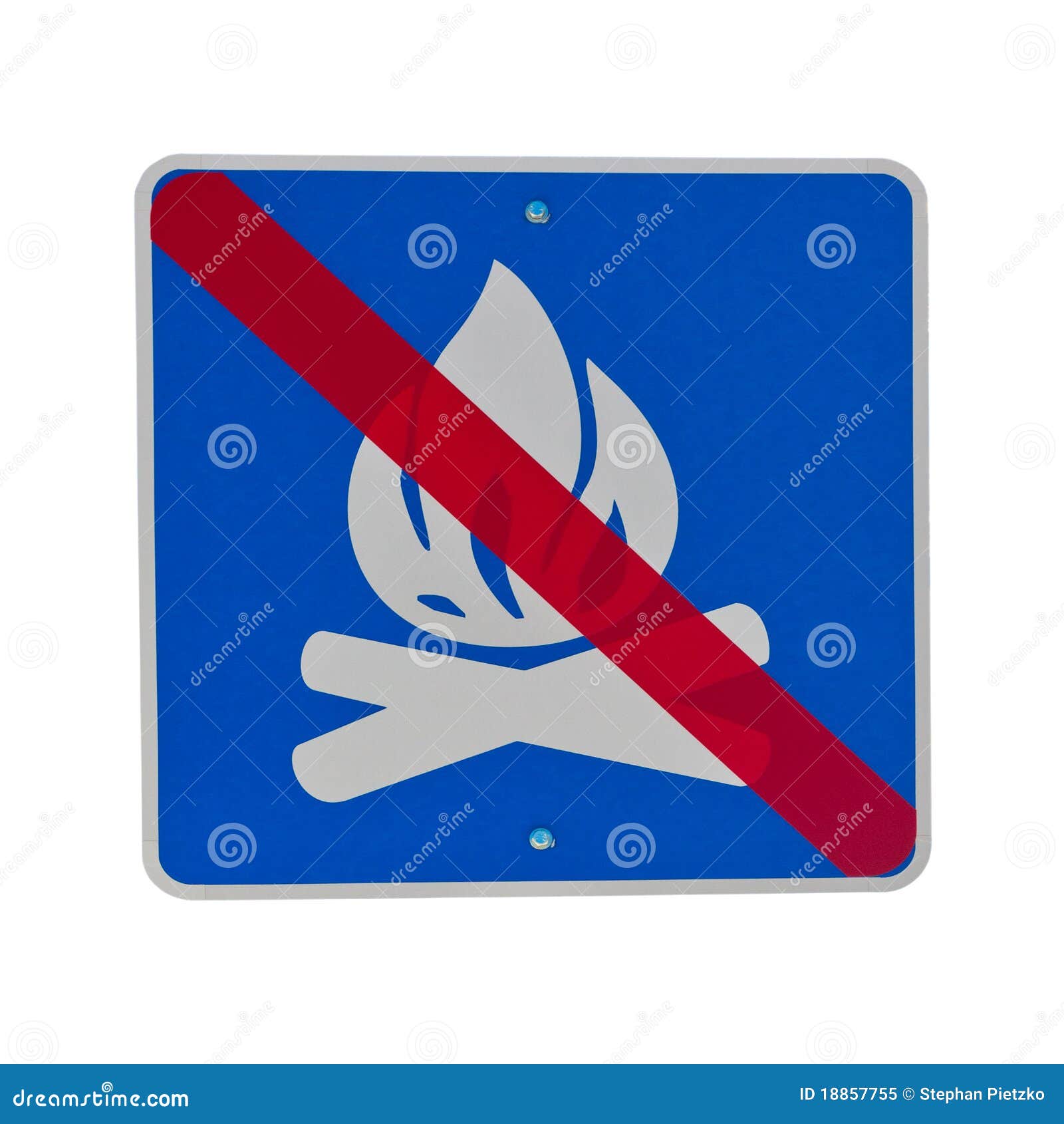 Sign open fire prohibited stock image. Image of signs 18857755