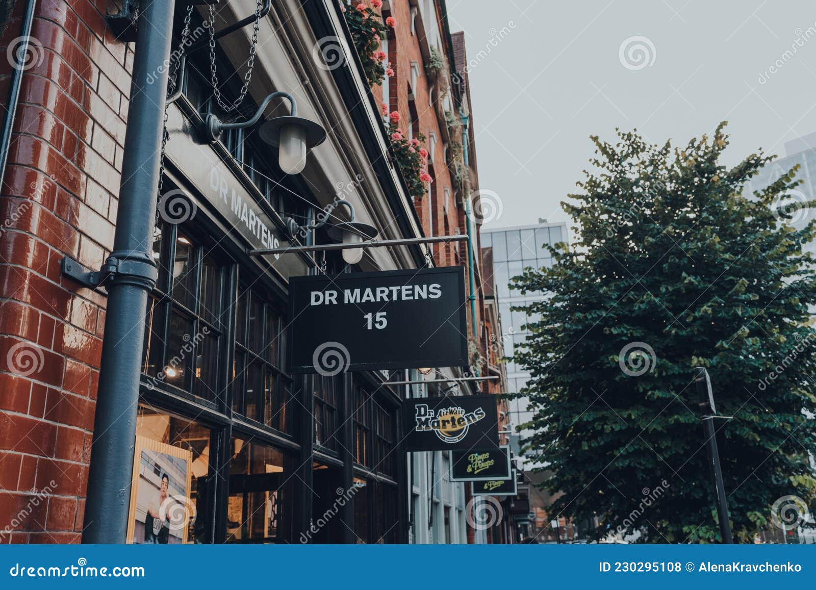 Sign Outside Dr Martens Shop within Spitalfields Market, London, UK ...