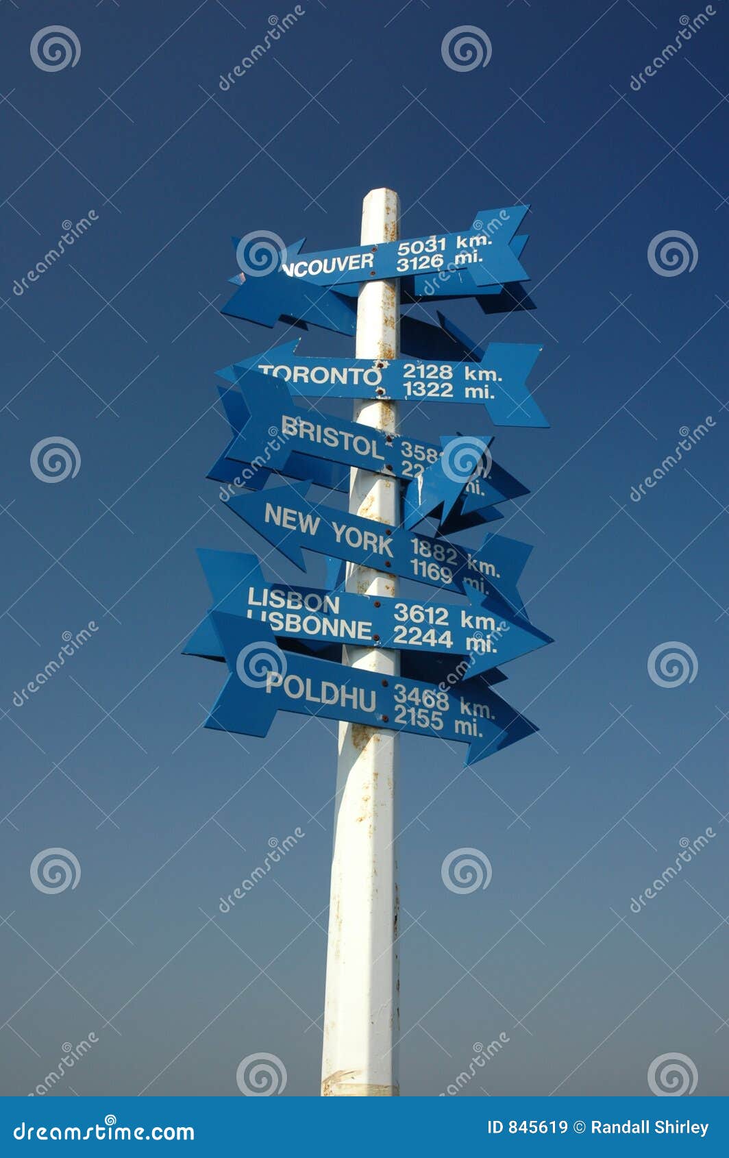 sign post, st. john's