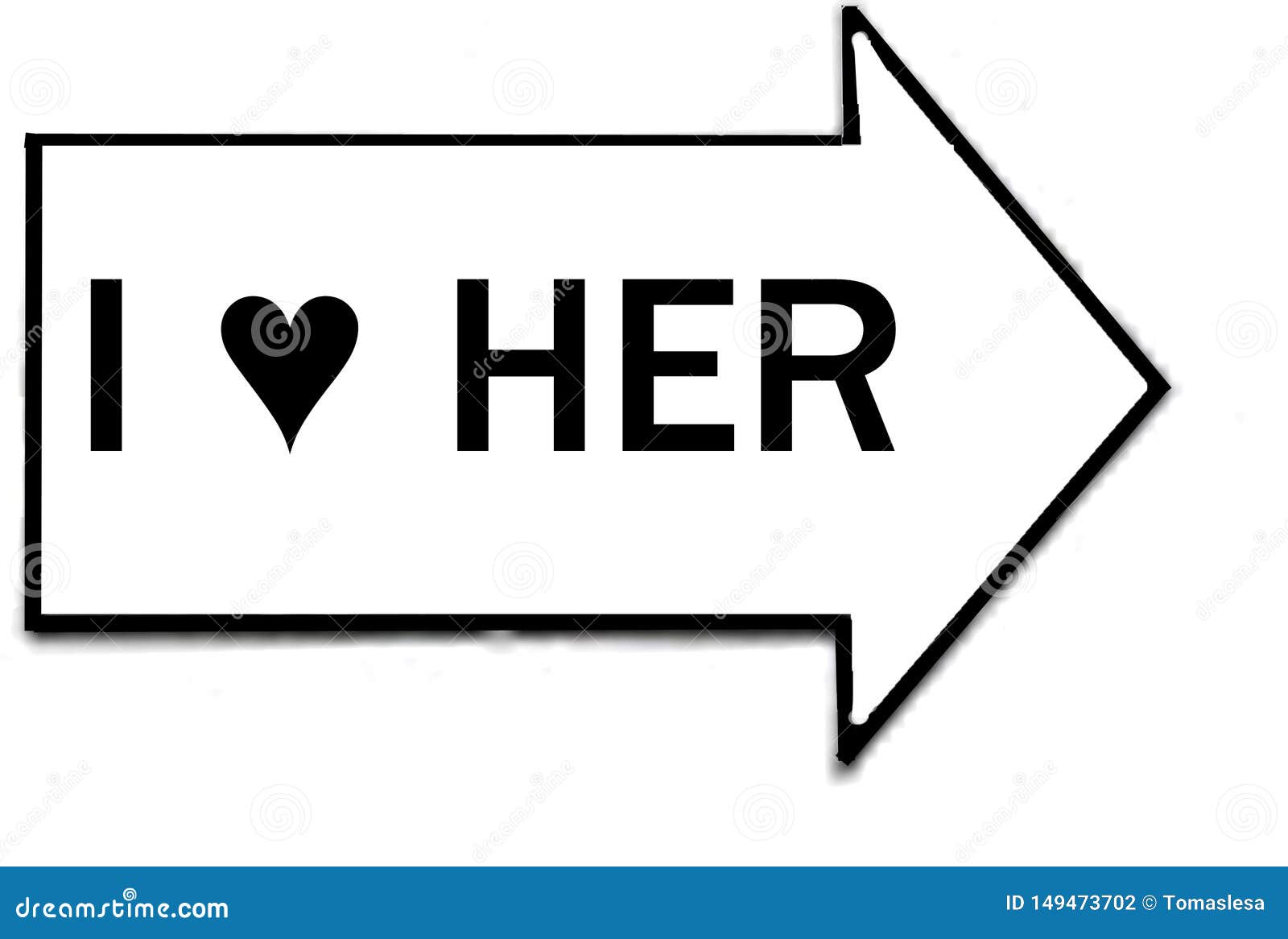 A Sign Saying I Love Her Stock Illustration Illustration Of Party A Sign Saying I Love Her Stock Illustration Illustration Of Party