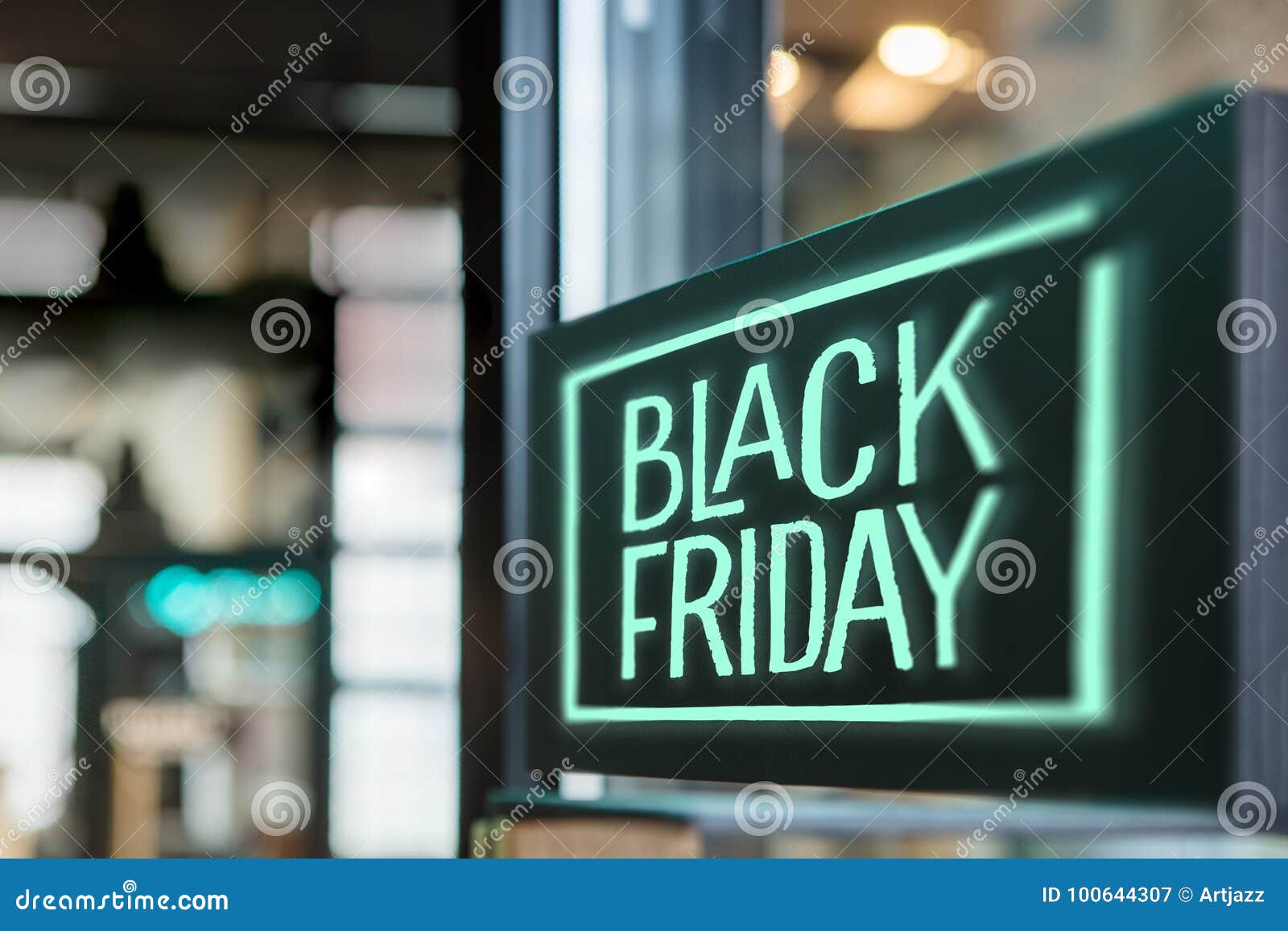 sign in the store black friday