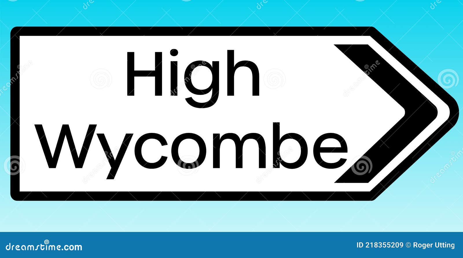 sign to high wycombe