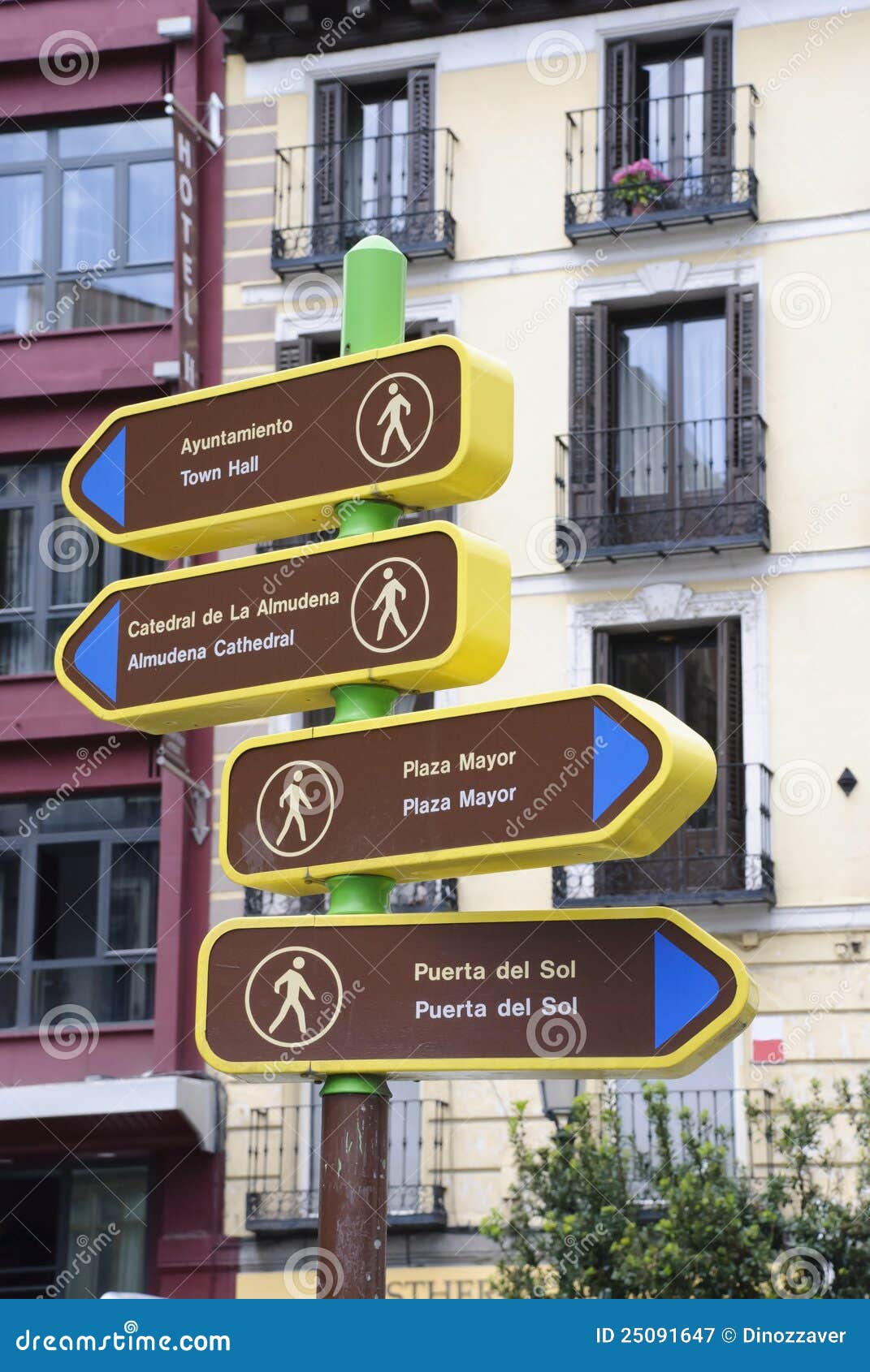 tourist destination signs