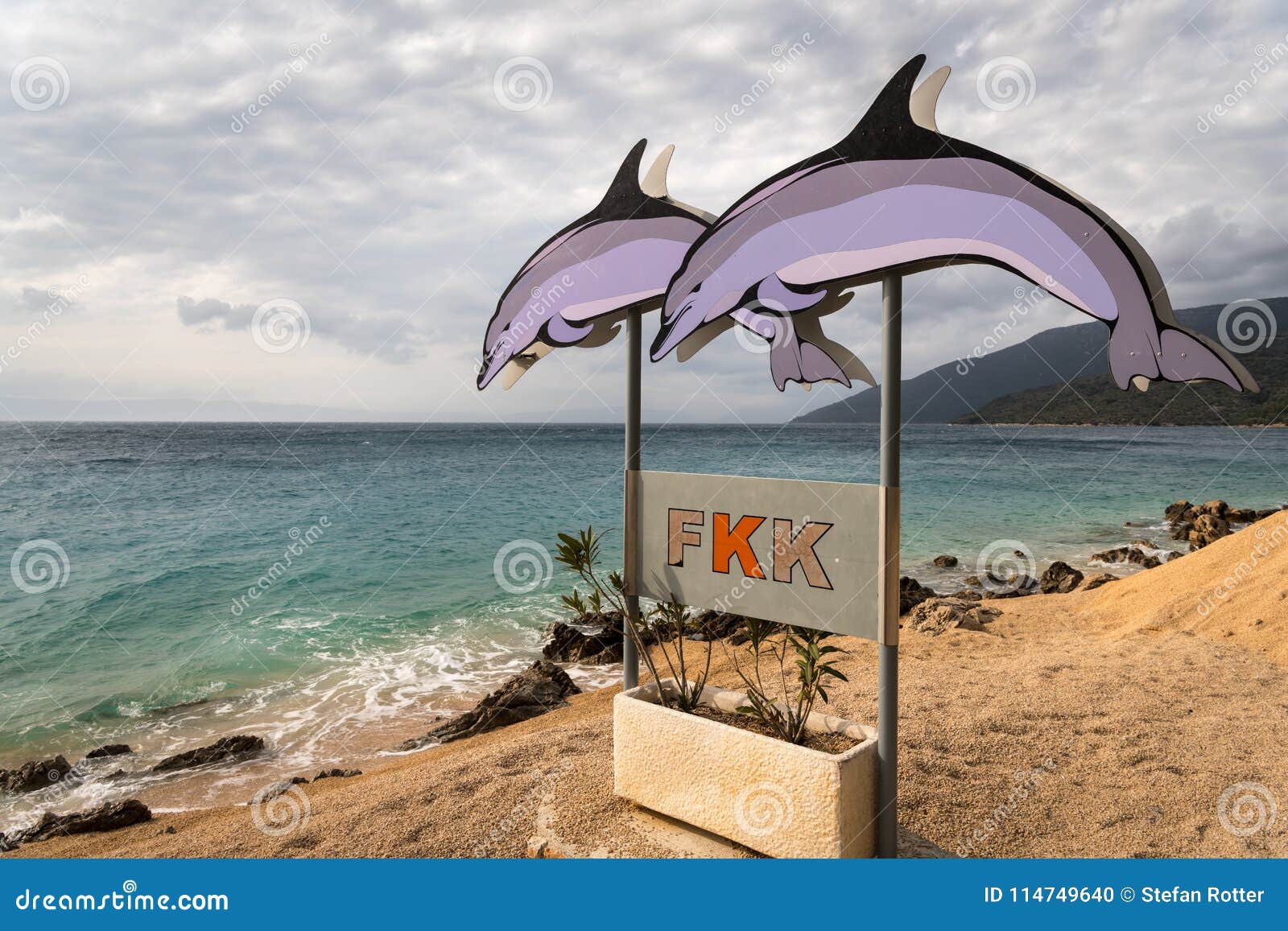 1300px x 957px - Sign with Two Dolphins Showing the Beginning of the Nudist Beach Editorial  Image - Image of nudism, mediterranean: 114749640