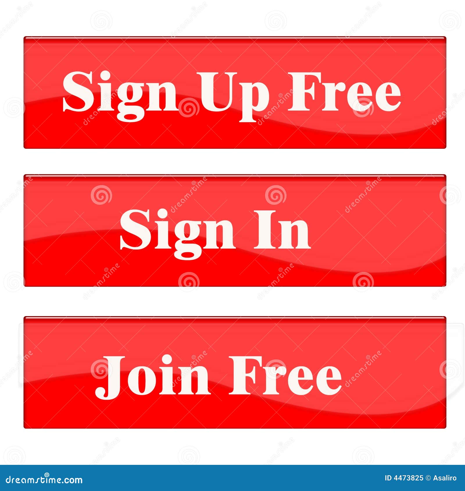 sign up button