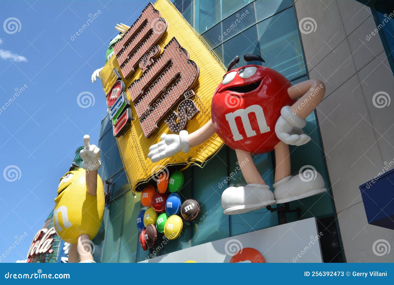 Signage on a Candy Store in Las Vegas, Nevada Editorial Stock Photo