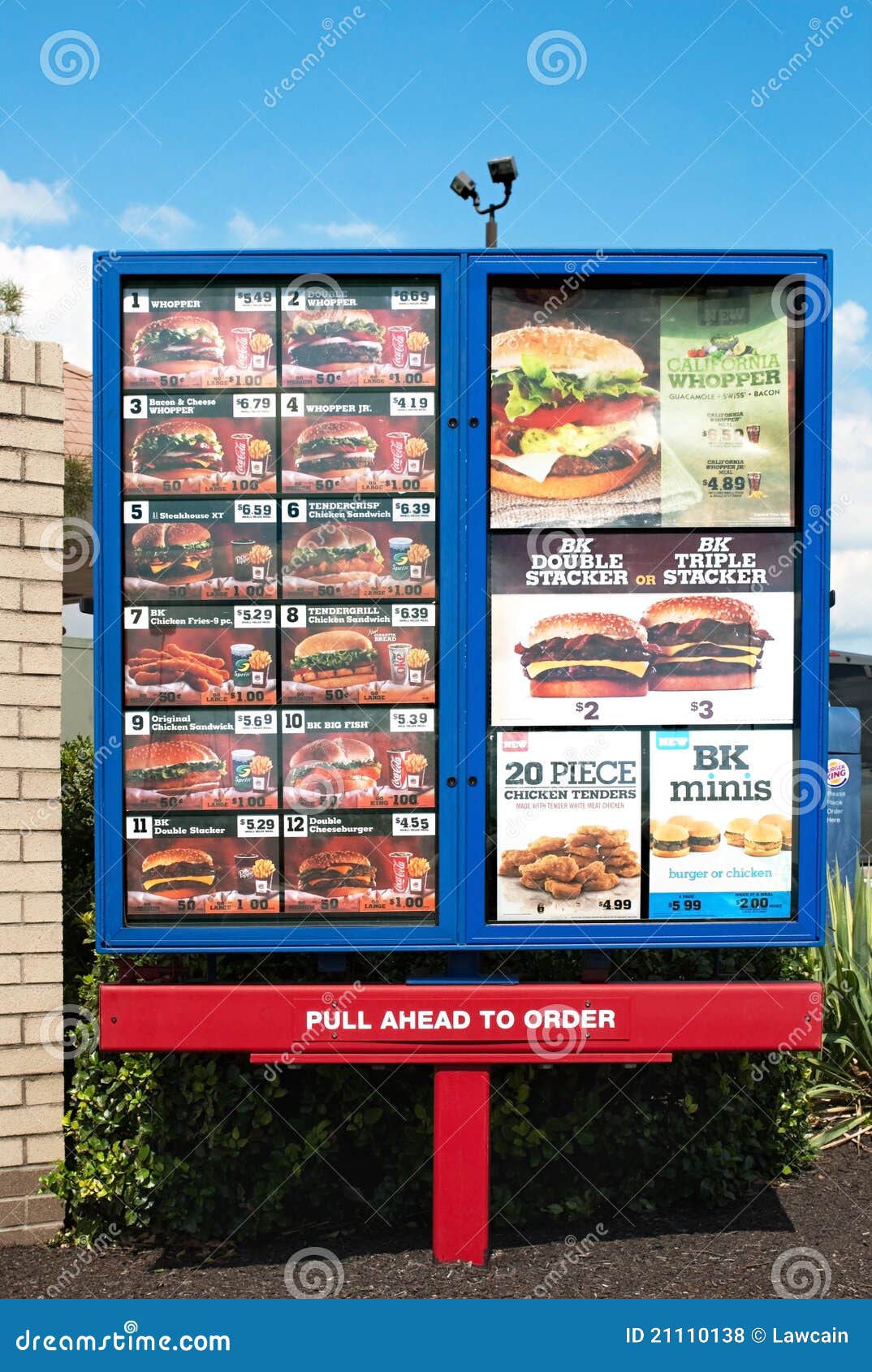 Monumentaal debat Vlek Signage Van Het Menu Van Burger King Redactionele Stock Foto - Image of  openlucht, afzet: 21110138