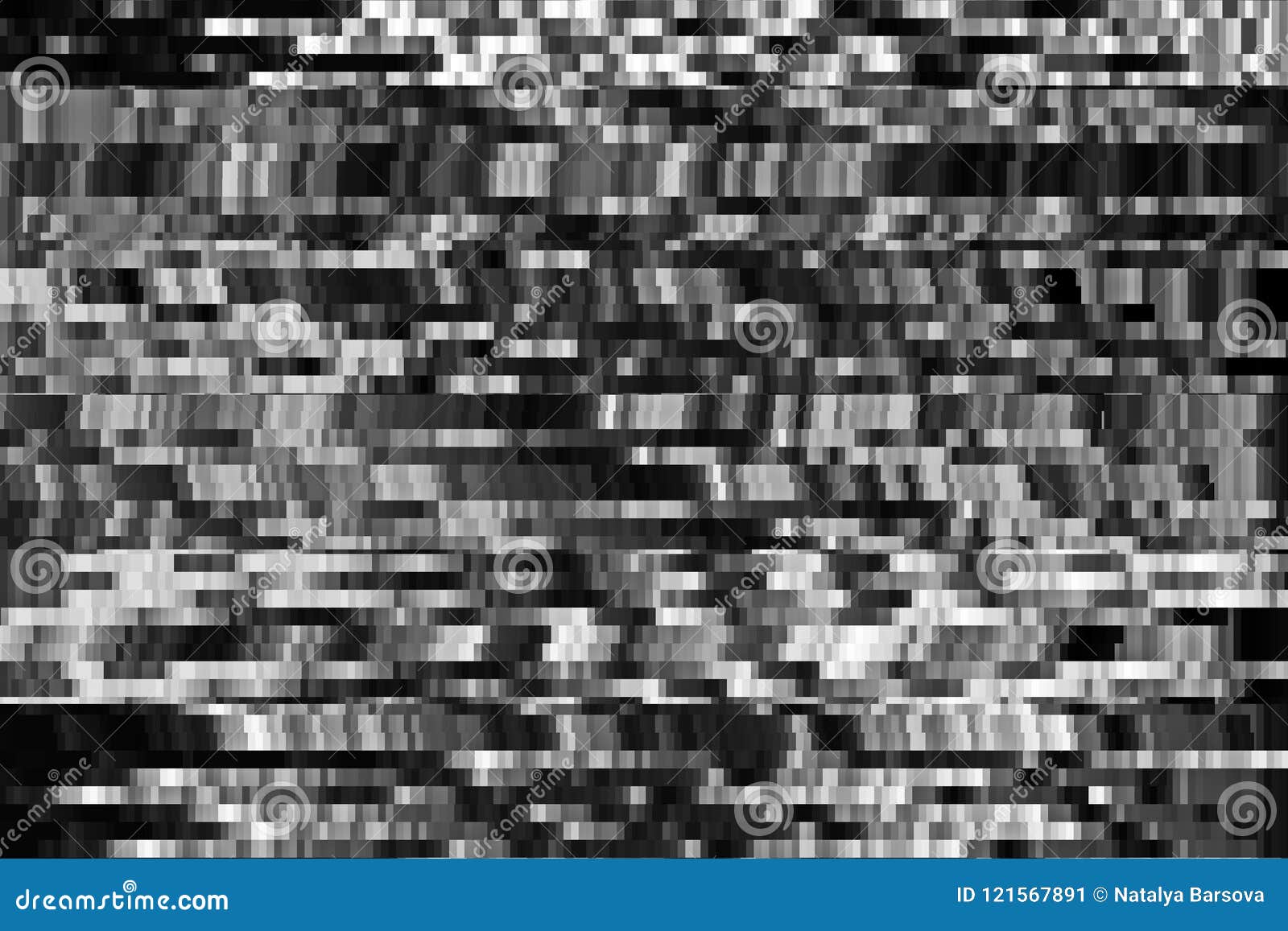 Black And White Tv Signal Error Digital Glitch Background Stock Illustration Illustration Of Attack Decorative 121567891