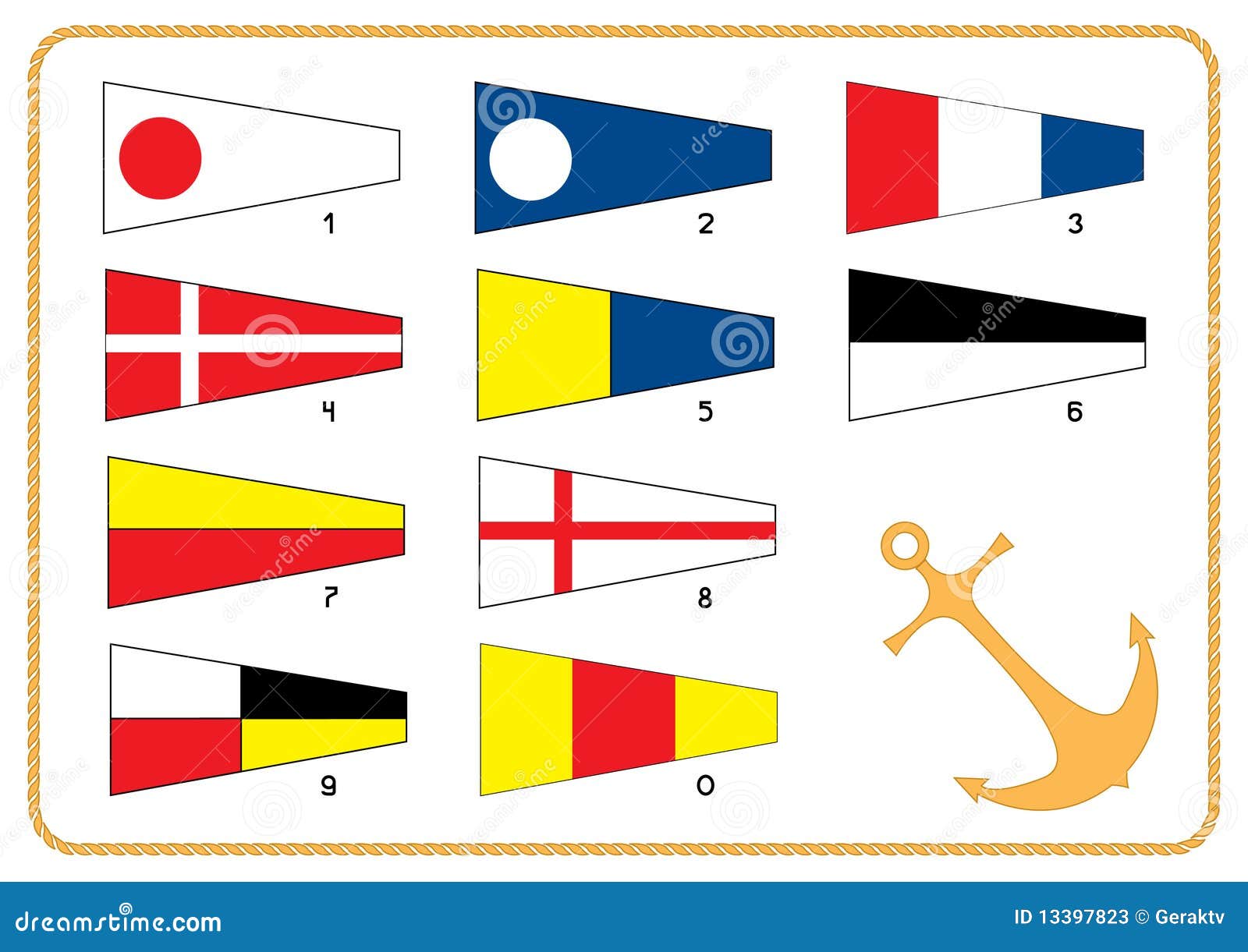 Signal Nautical Flags Stock Photos - Image: 13397823