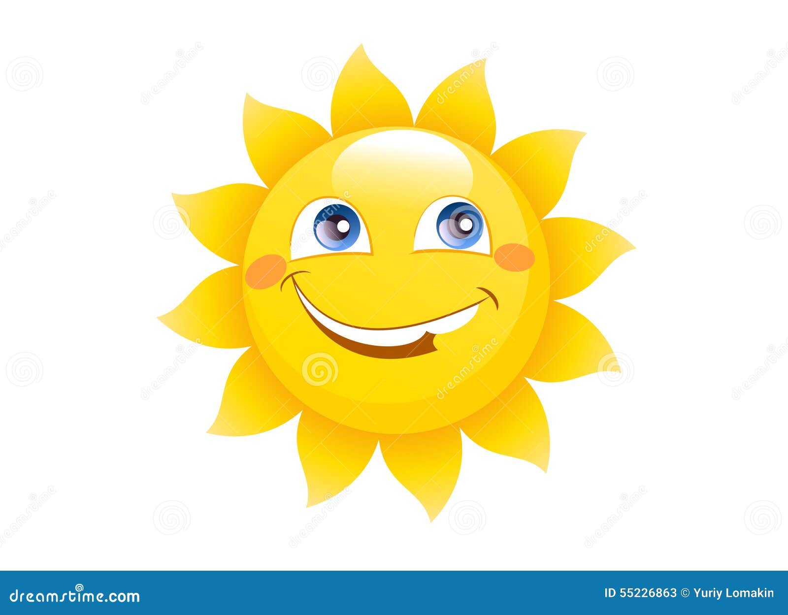 Sun Logo on a White Background Stock Illustration - Illustration of life,  glasses: 55226863