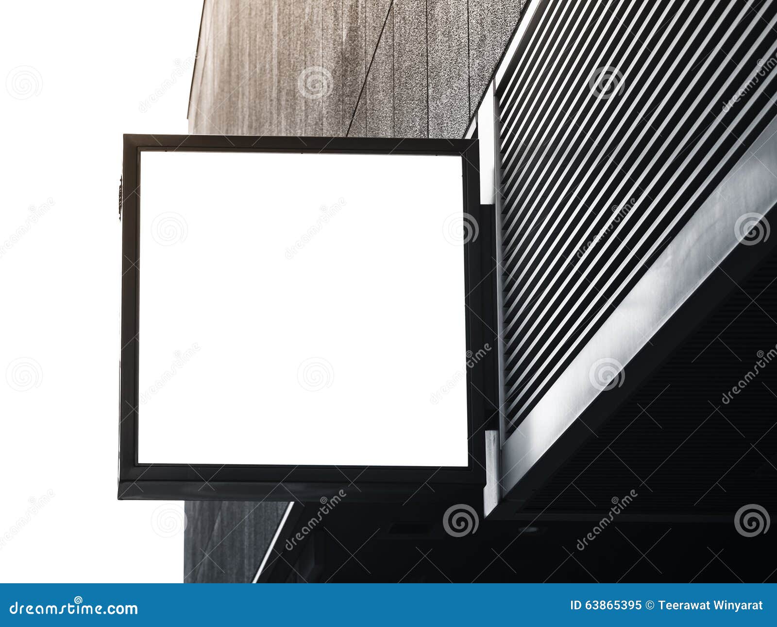 signboard shop mock up square shape display stock photo logo mockup free