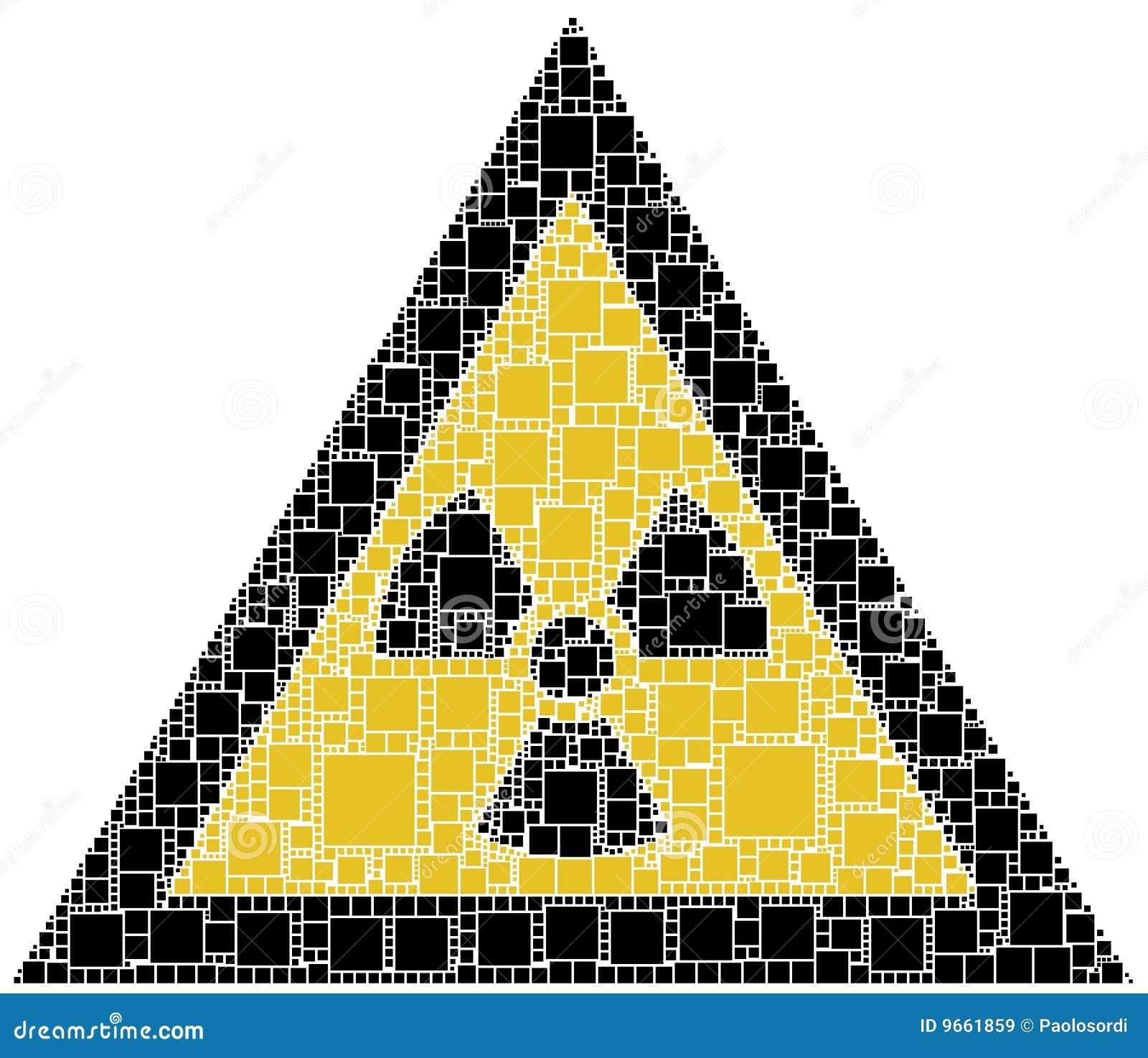 Signe de danger du rayon X illustration de vecteur. Illustration du