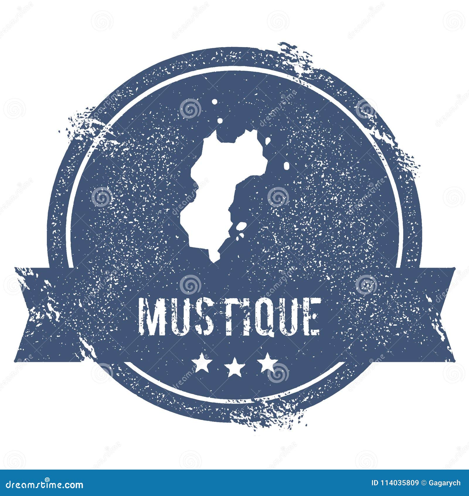 Signe de logo de Mustique illustration de vecteur. Illustration du ...