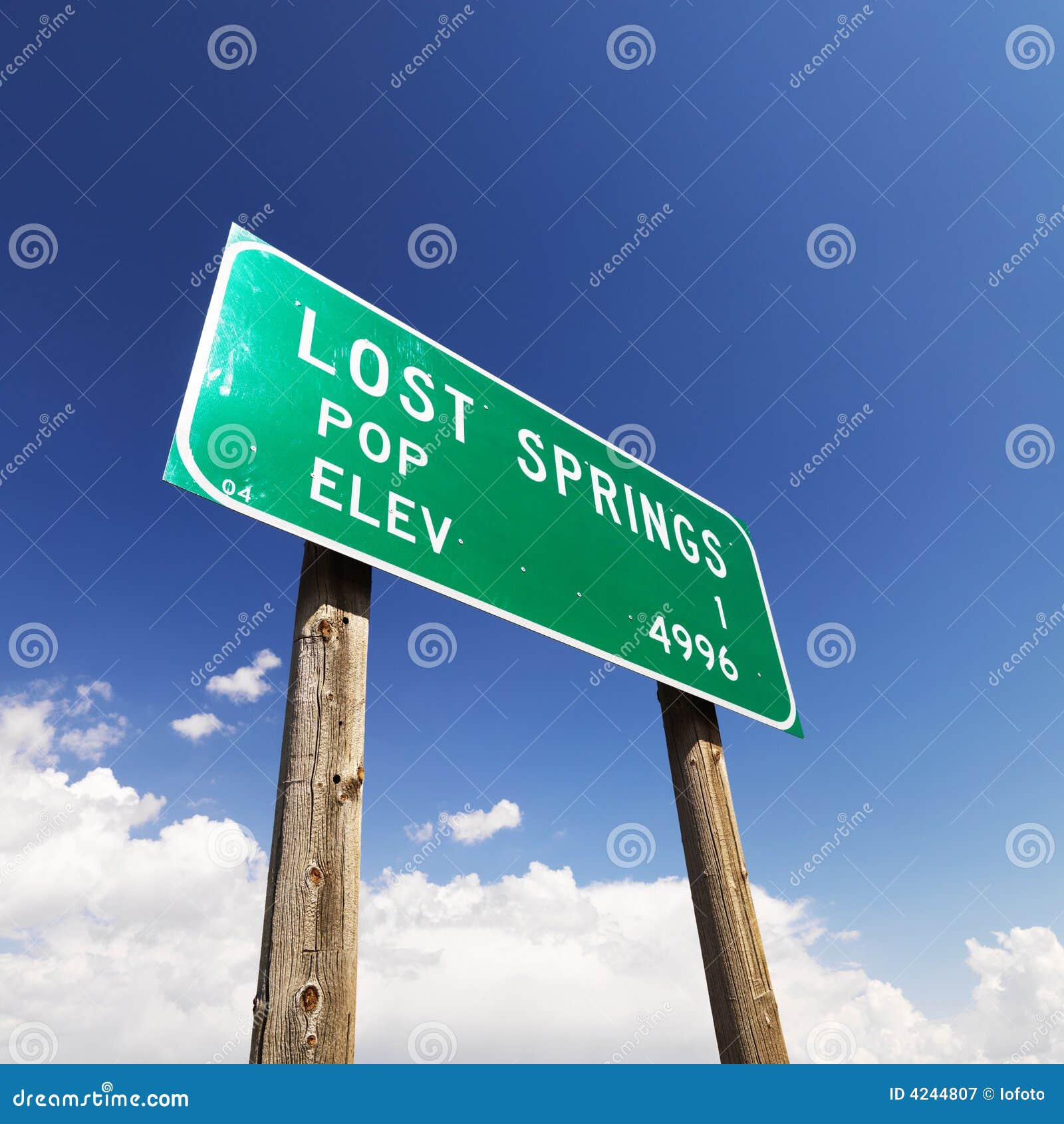 Signe De Route Perdu De Sources. Image stock Image du ressorts