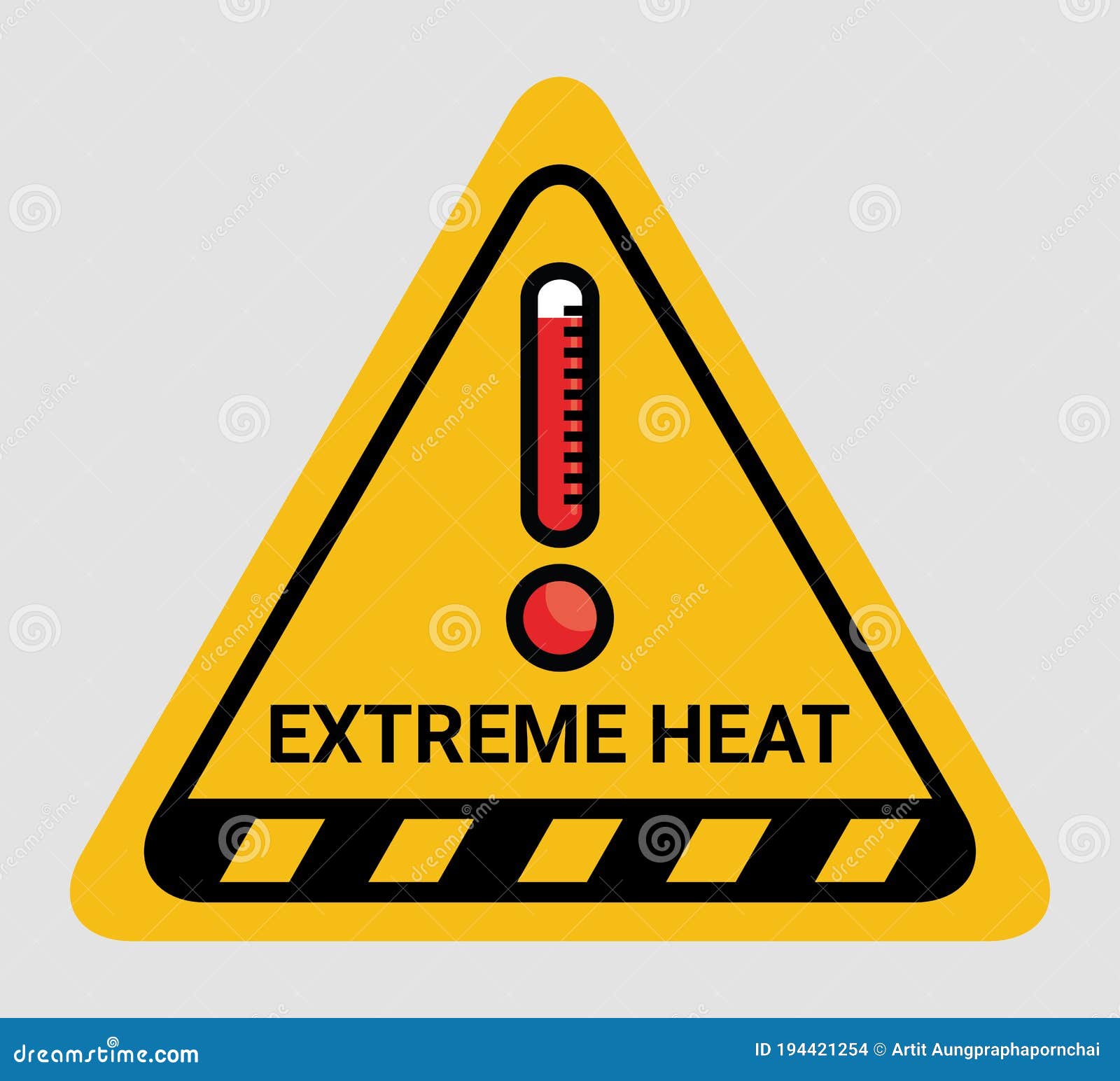 Temps Chaud Le Thermomètre Affichage Haute Température Isolée Vecteurs  libres de droits et plus d'images vectorielles de Abstrait - iStock