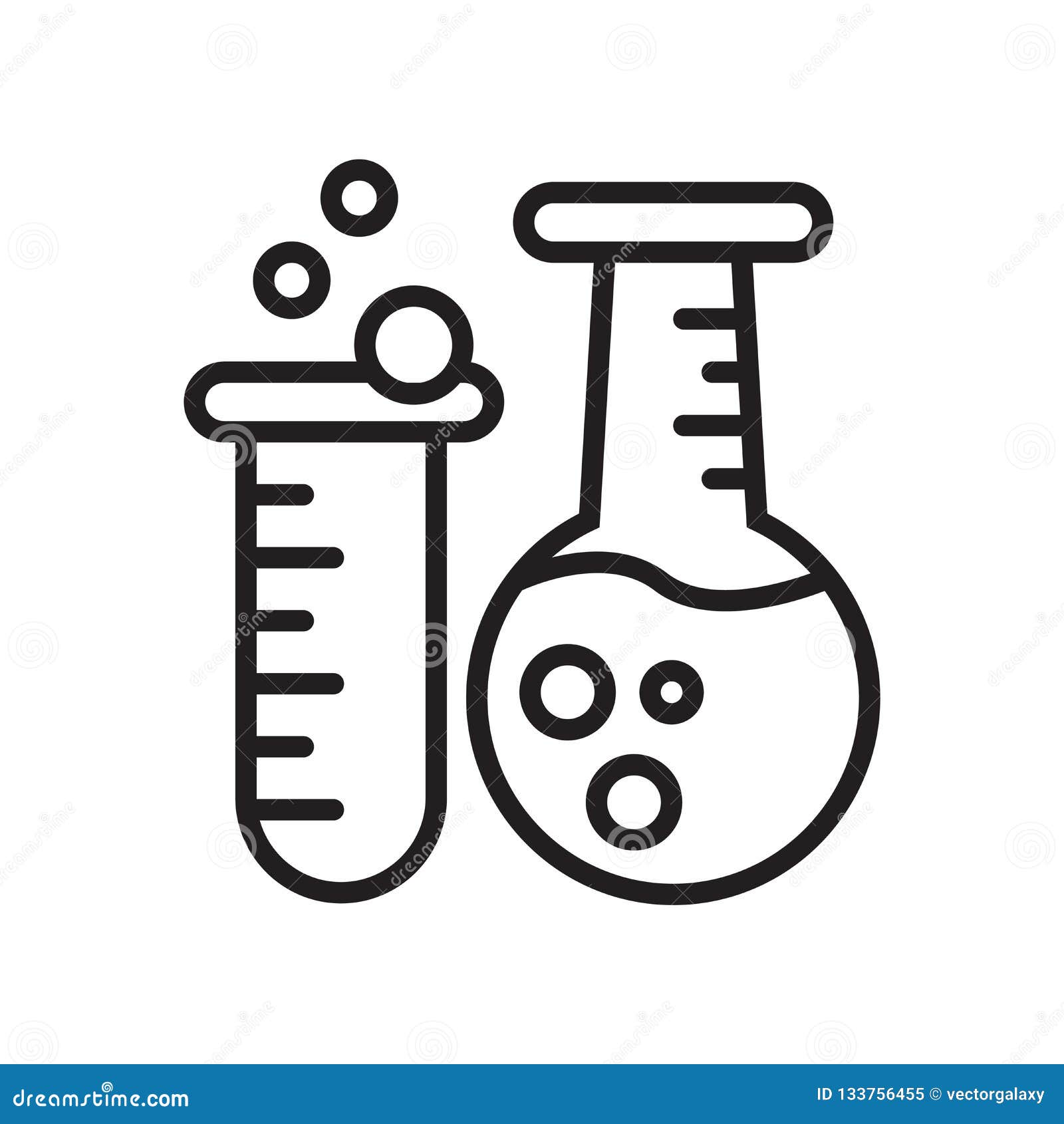 Signe Et Symbole De Vecteur D Icone De Chimie D Isolement Sur Le Fond Blanc Concept De Logo De Chimie Illustration De Vecteur Illustration Du Conception Symbole