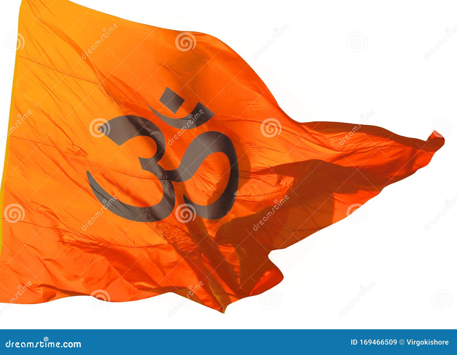 Signe Orange De L'OM De Drapeau, Indicateur De OM Faisant Voler Le Fond De  L'OM Arrières Image stock - Image du coloré, illustration: 169466509