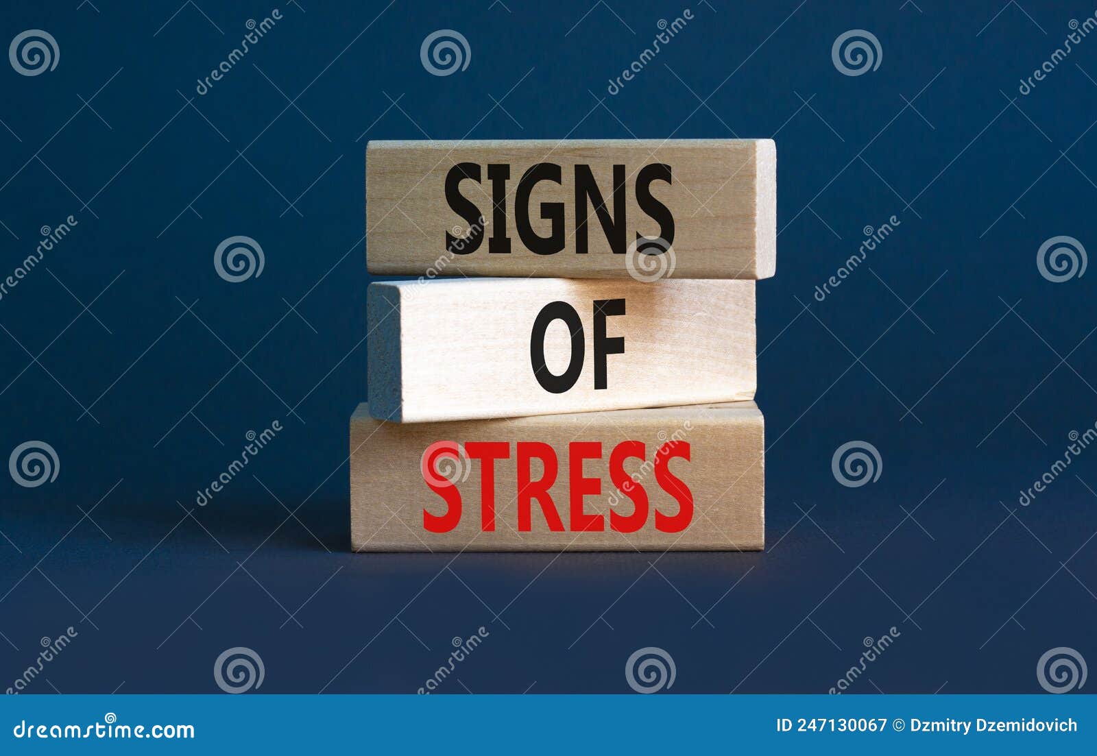 Signes de stress