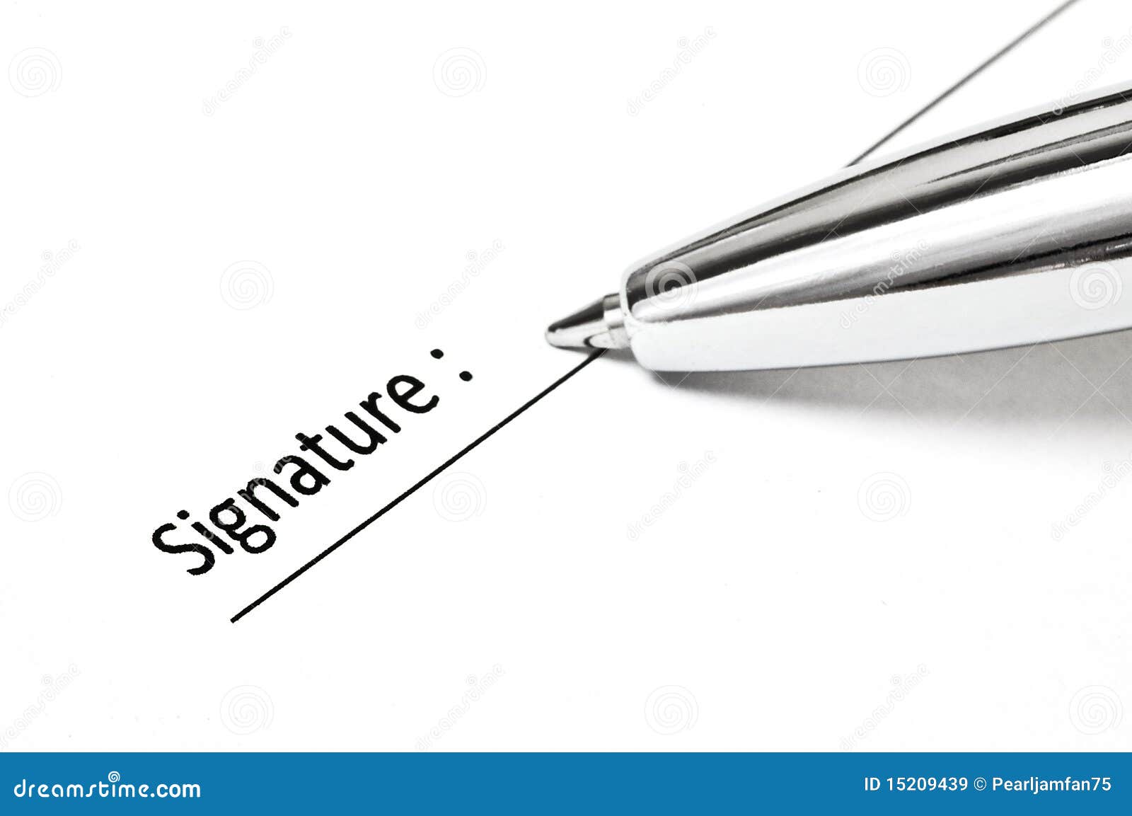 signing contract