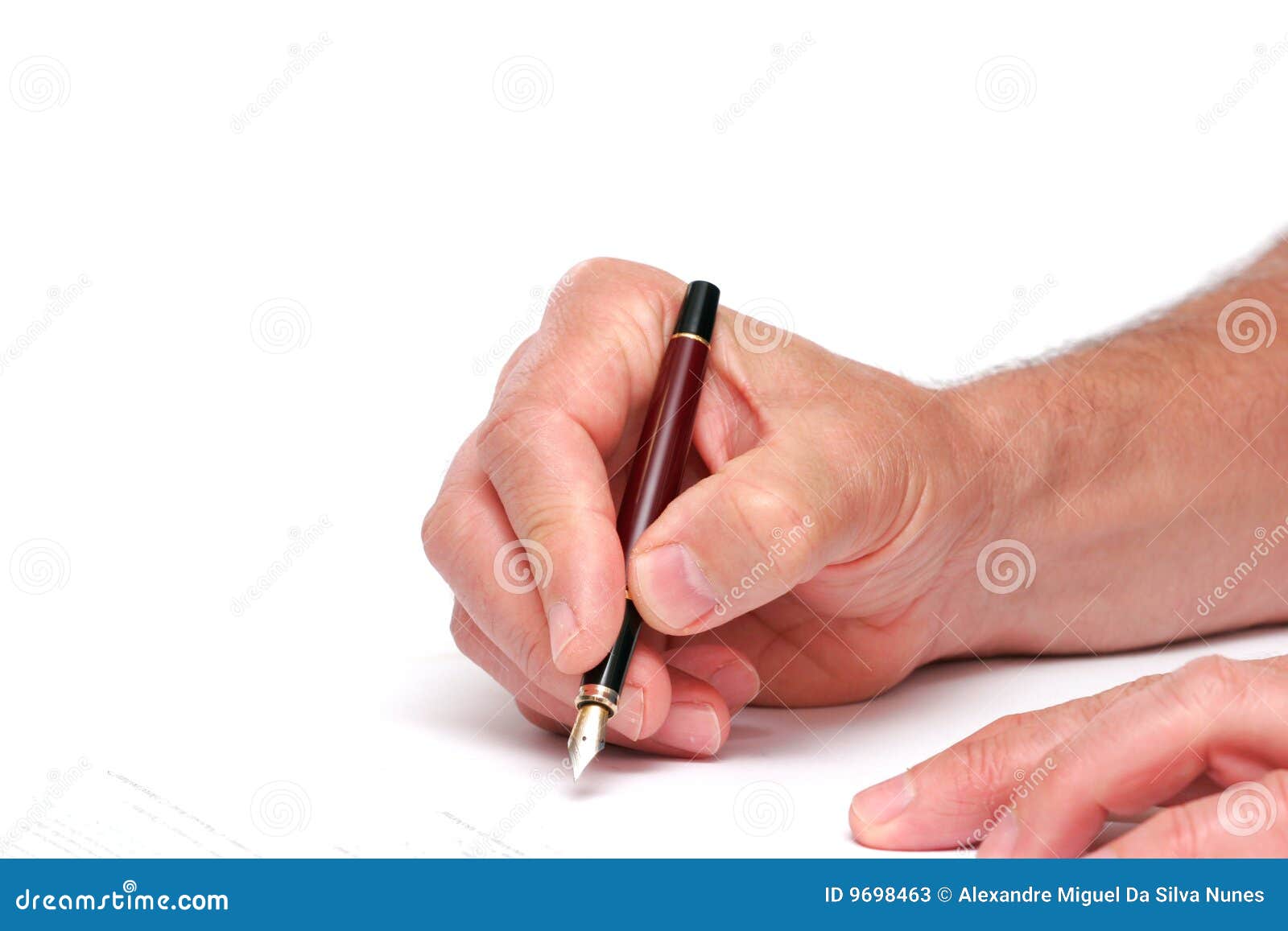 Signing a document stock image. Image of last, deal ...