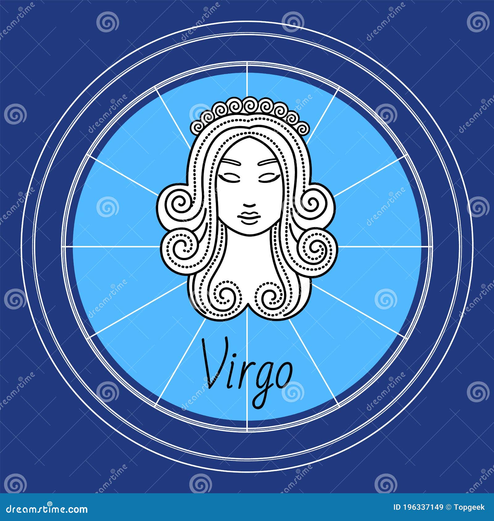 Signo Virgo Zodiaco Del Horoscopo Simbolo De Virgo Astrologico Ilustracion Del Vector Ilustracion De Futuro Prediga Signo Virgo Zodiaco Del Horoscopo Simbolo De Virgo Astrologico Ilustracion Del Vector Ilustracion De Futuro Prediga