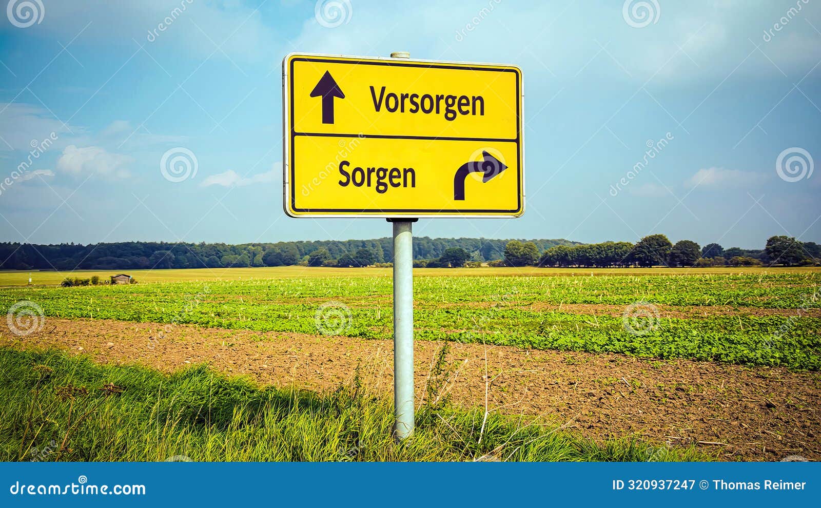signposts the direct way to precaution versus worries