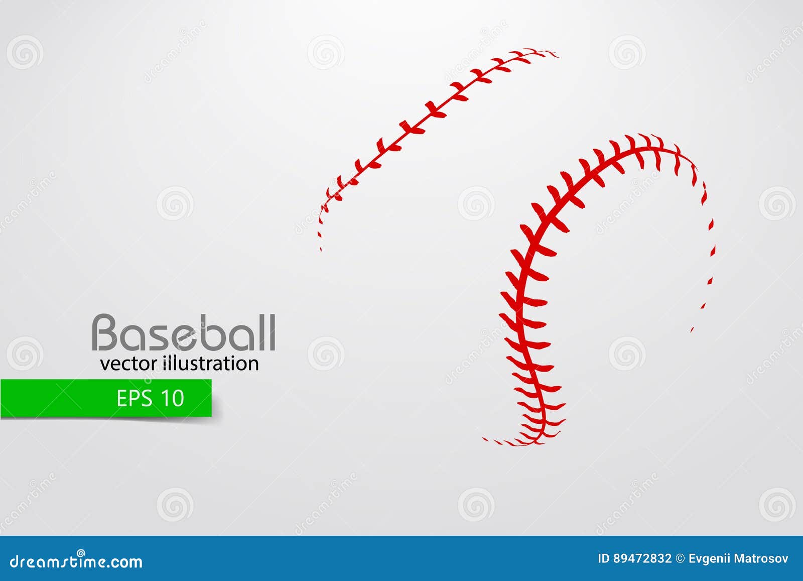 silhouette of a baseball ball.  