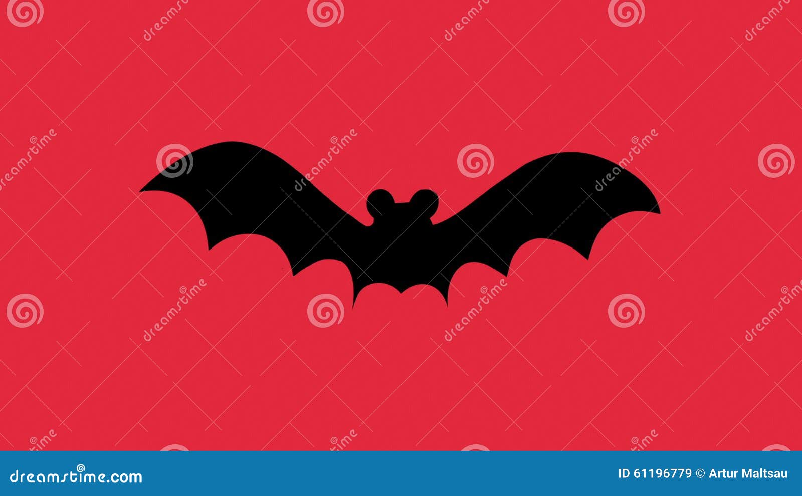 Silhouette Bat on a Red Background Stock Video Video of bats