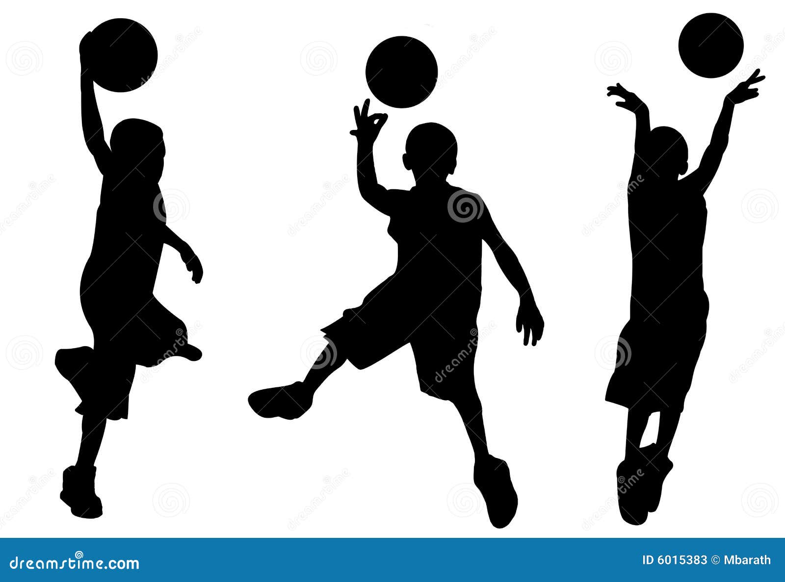 silhouette of boy playing basketball